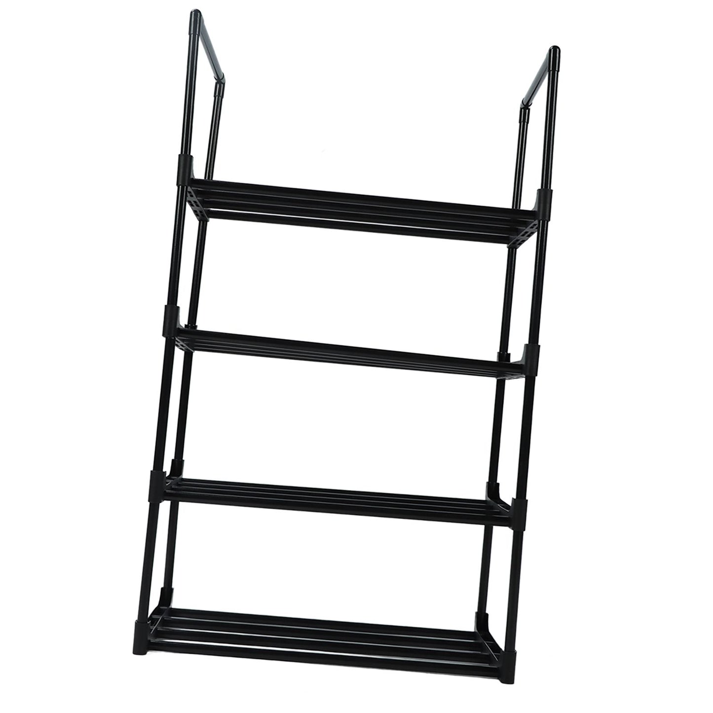 Shoe Rack Multifunctional Multilayer Large Capacity Shoe Shelf for Closet Hallway Bedroom Entryway 1 Column 4 Layers