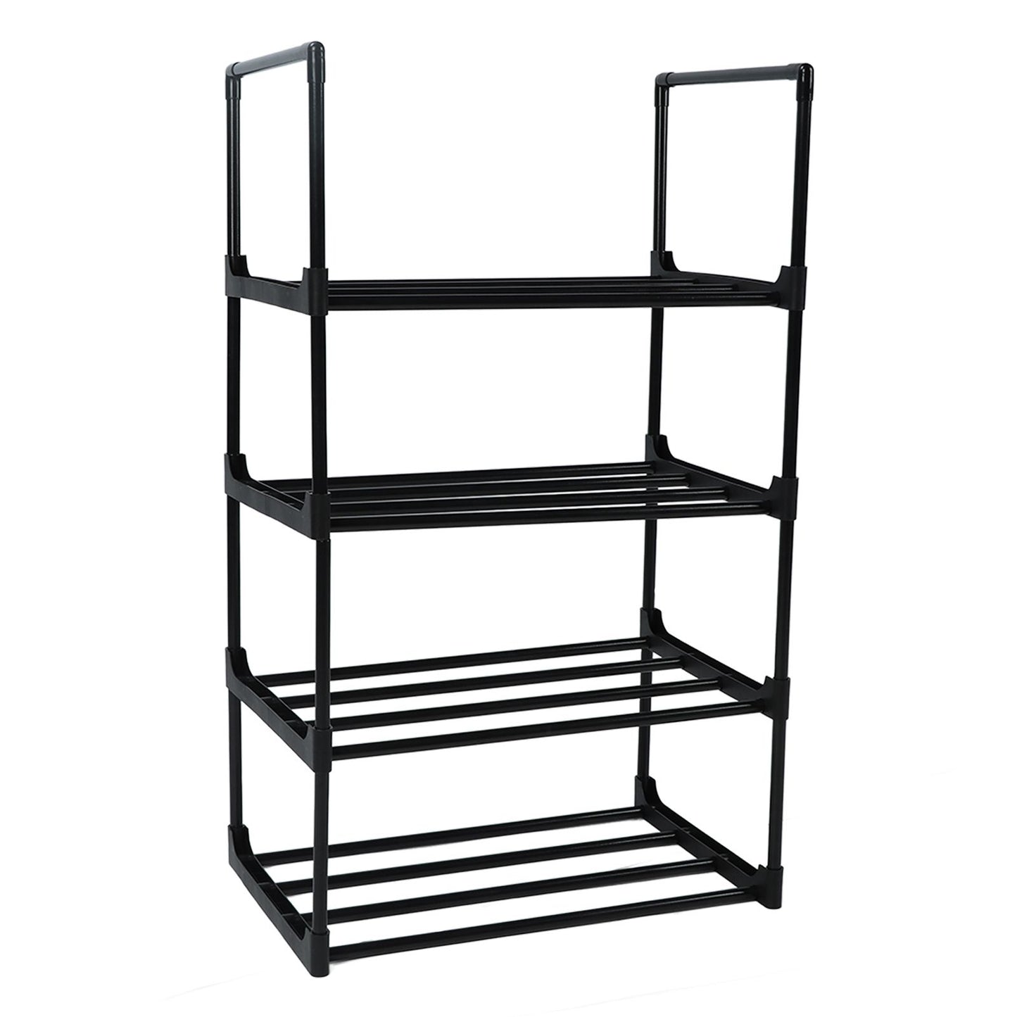 Shoe Rack Multifunctional Multilayer Large Capacity Shoe Shelf for Closet Hallway Bedroom Entryway 1 Column 4 Layers
