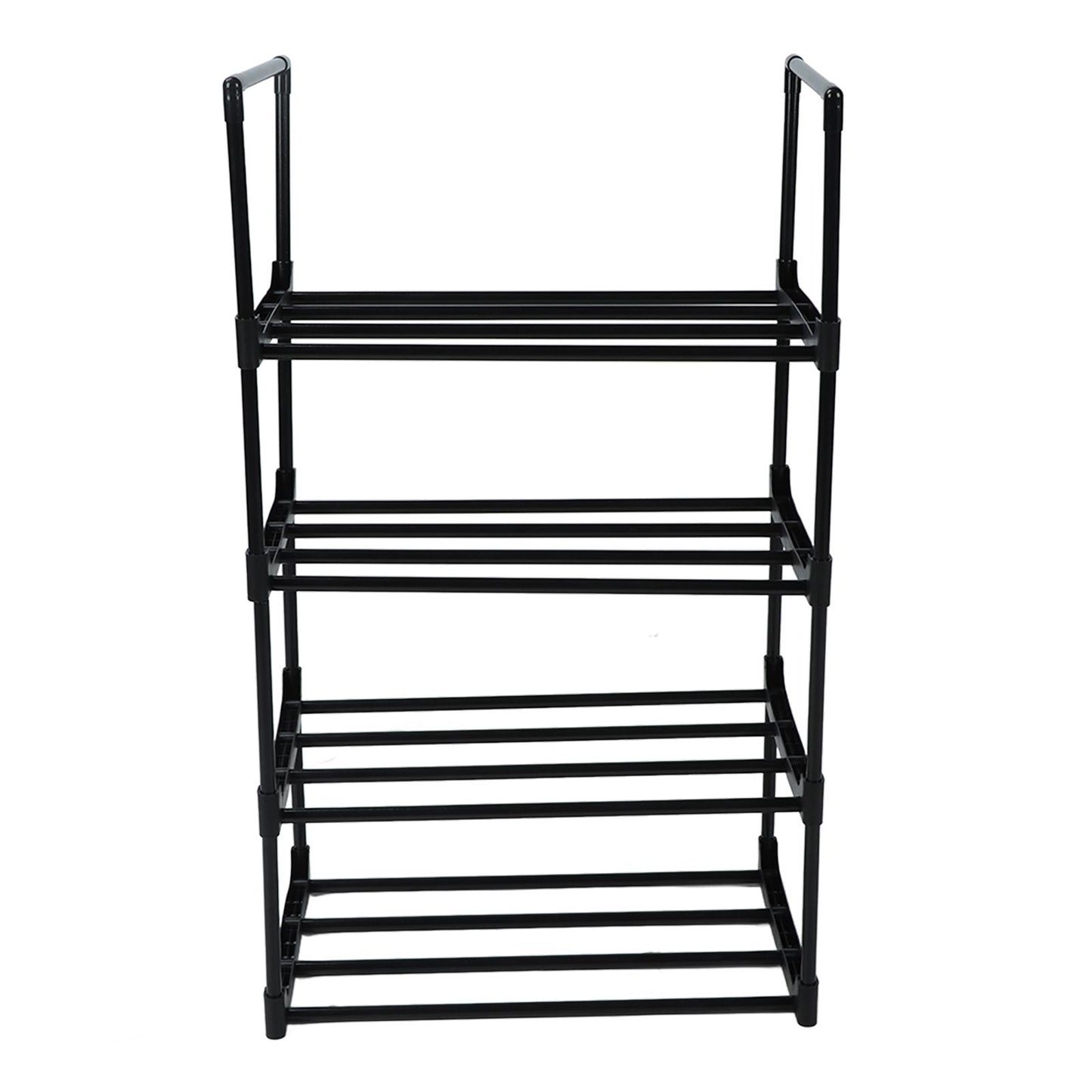 Shoe Rack Multifunctional Multilayer Large Capacity Shoe Shelf for Closet Hallway Bedroom Entryway 1 Column 4 Layers