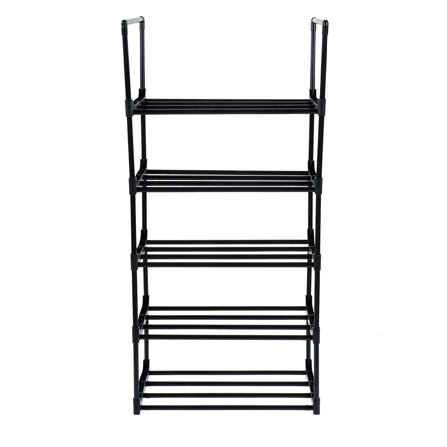 Shoe Rack Multifunctional Multilayer Large Capacity Shoe Shelf for Closet Hallway Bedroom Entryway 1 Column 5 Layers