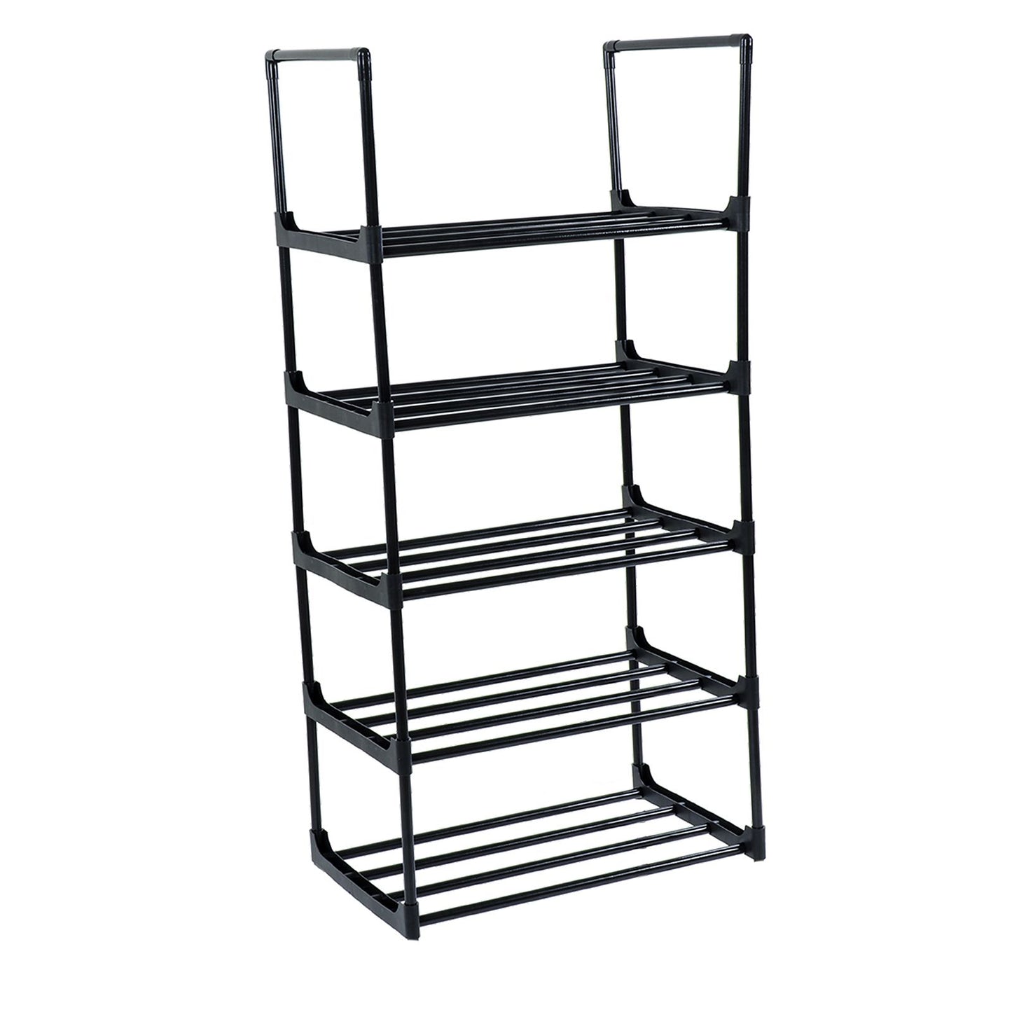 Shoe Rack Multifunctional Multilayer Large Capacity Shoe Shelf for Closet Hallway Bedroom Entryway 1 Column 5 Layers