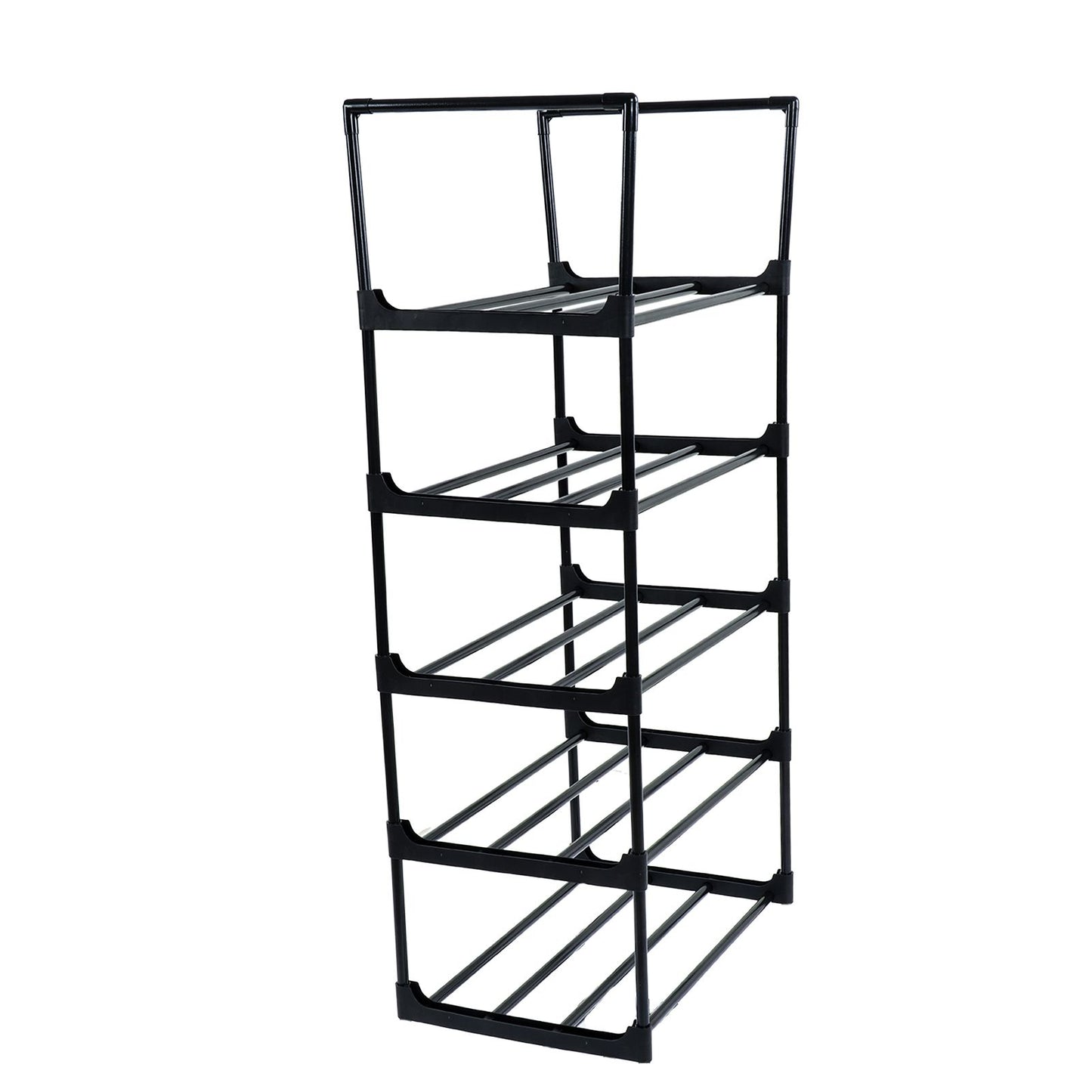 Shoe Rack Multifunctional Multilayer Large Capacity Shoe Shelf for Closet Hallway Bedroom Entryway 1 Column 5 Layers