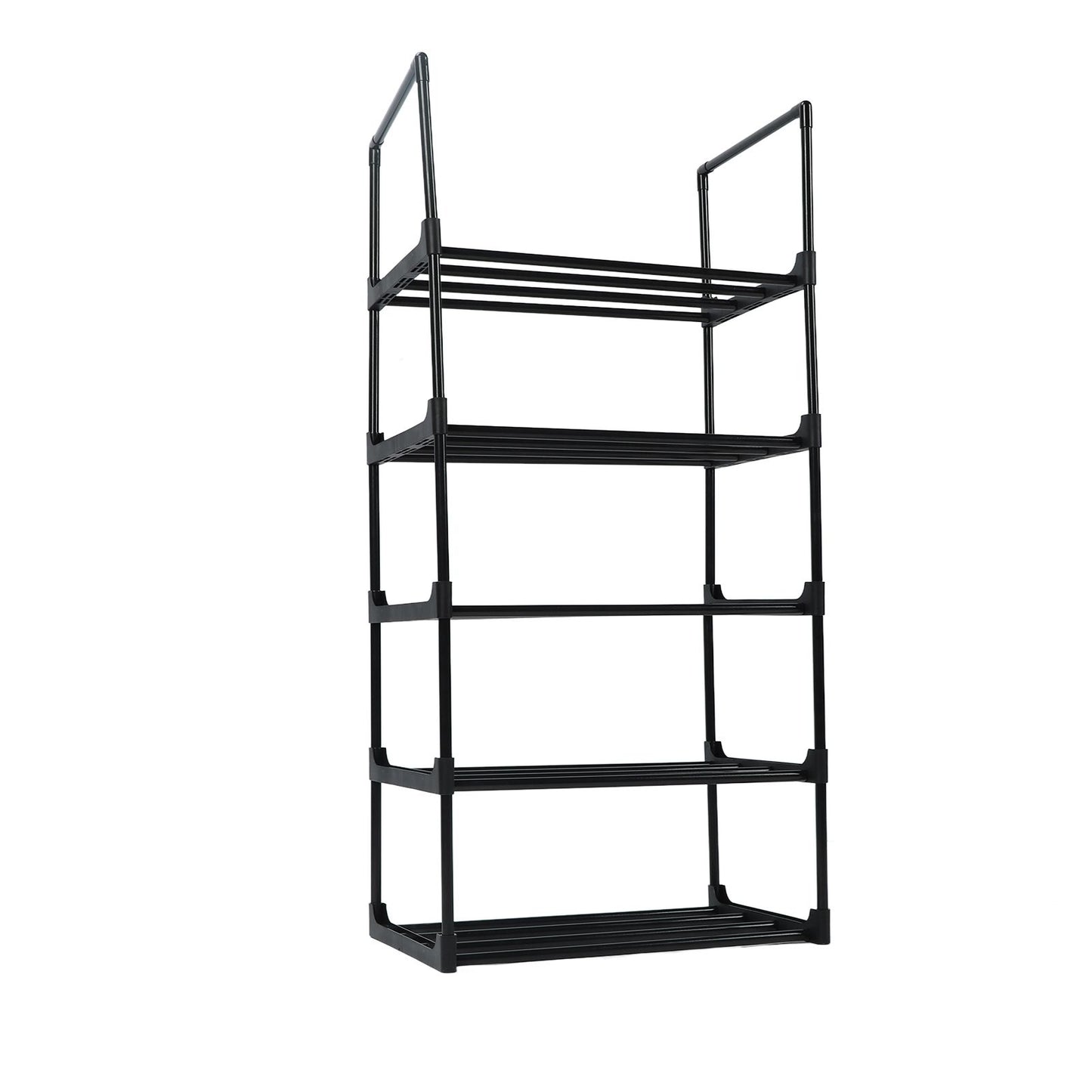Shoe Rack Multifunctional Multilayer Large Capacity Shoe Shelf for Closet Hallway Bedroom Entryway 1 Column 5 Layers