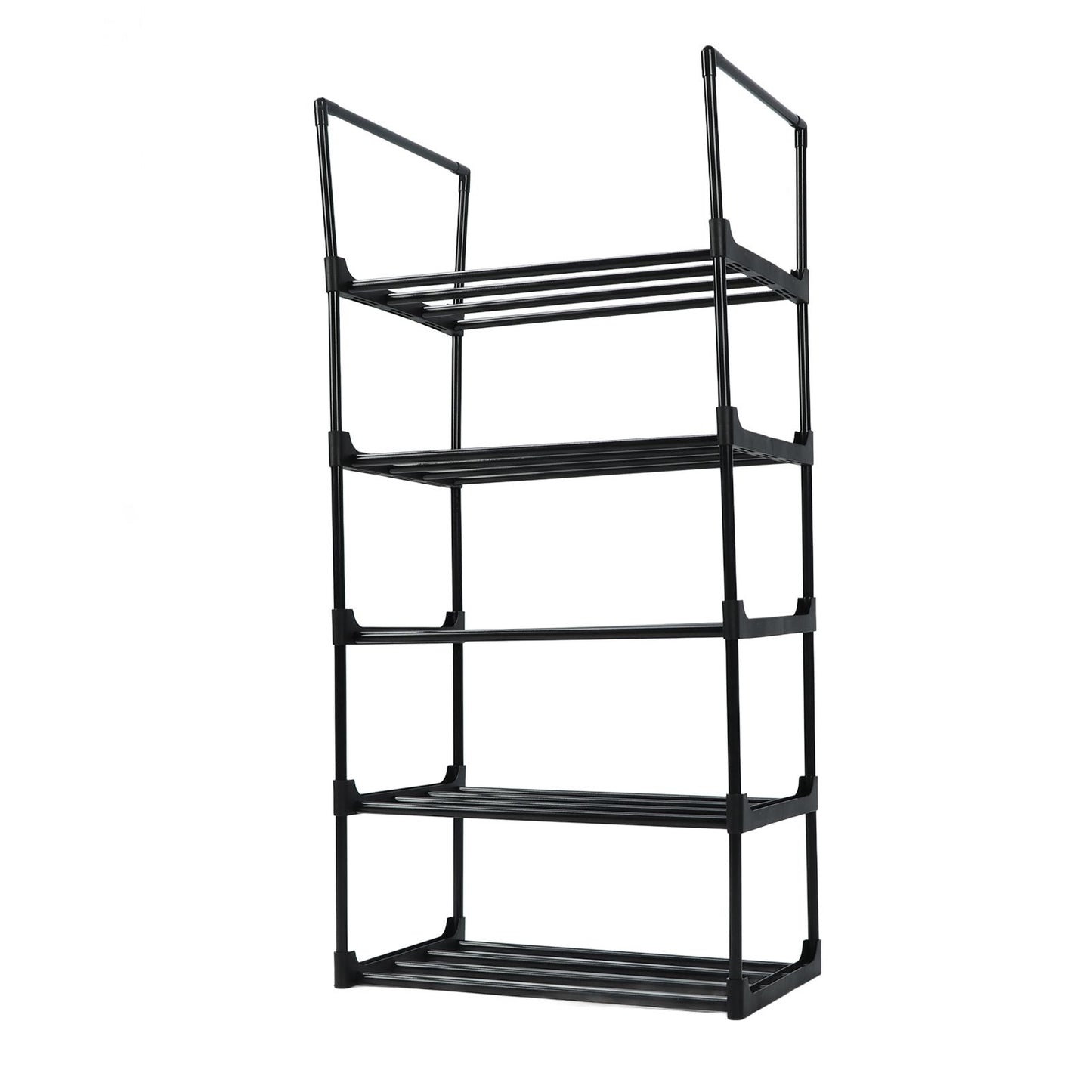 Shoe Rack Multifunctional Multilayer Large Capacity Shoe Shelf for Closet Hallway Bedroom Entryway 1 Column 5 Layers