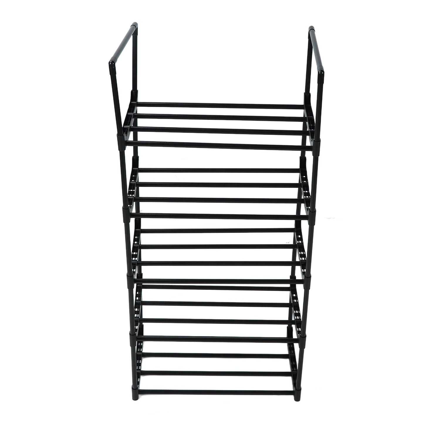 Shoe Rack Multifunctional Multilayer Large Capacity Shoe Shelf for Closet Hallway Bedroom Entryway 1 Column 5 Layers