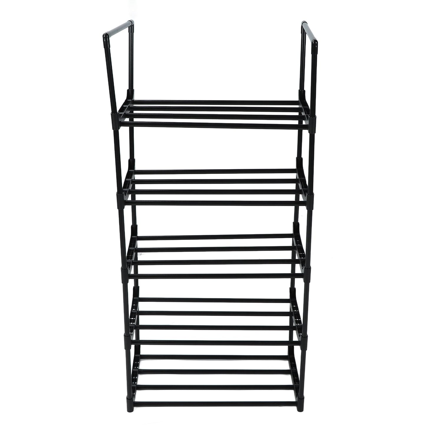 Shoe Rack Multifunctional Multilayer Large Capacity Shoe Shelf for Closet Hallway Bedroom Entryway 1 Column 5 Layers