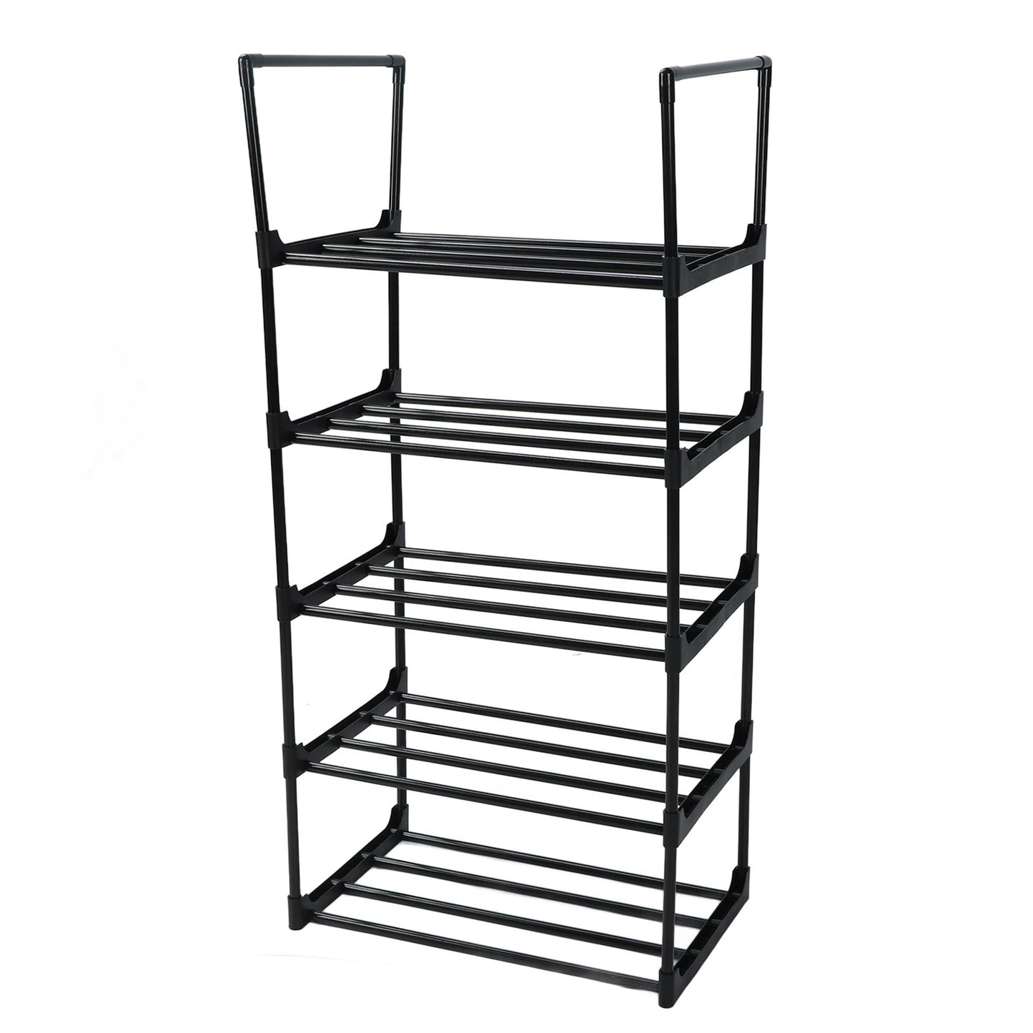 Shoe Rack Multifunctional Multilayer Large Capacity Shoe Shelf for Closet Hallway Bedroom Entryway 1 Column 5 Layers