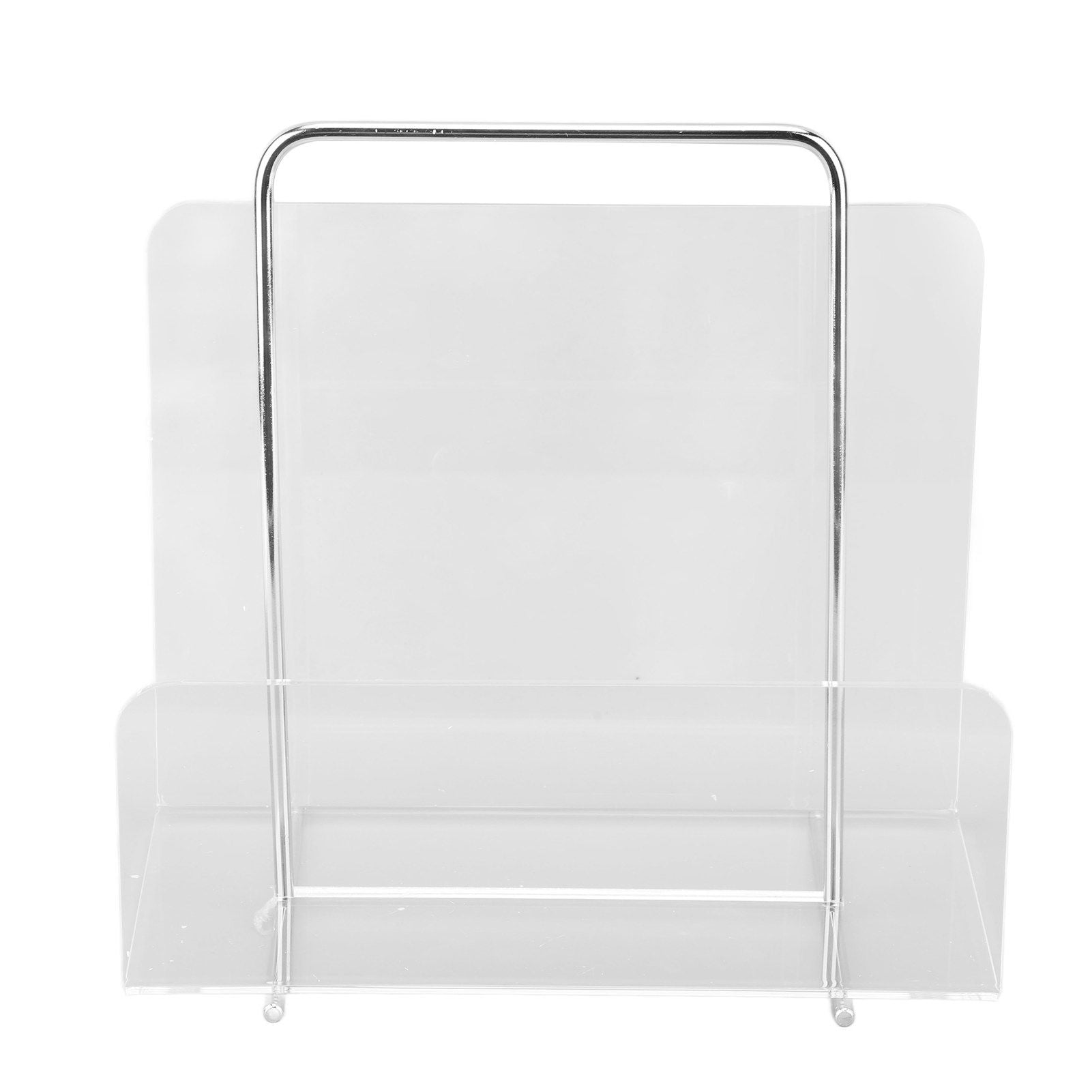 Acrylic Magazine Rack Transparent Acrylic File Book Holder for Office Organization Storage Decoration Reception