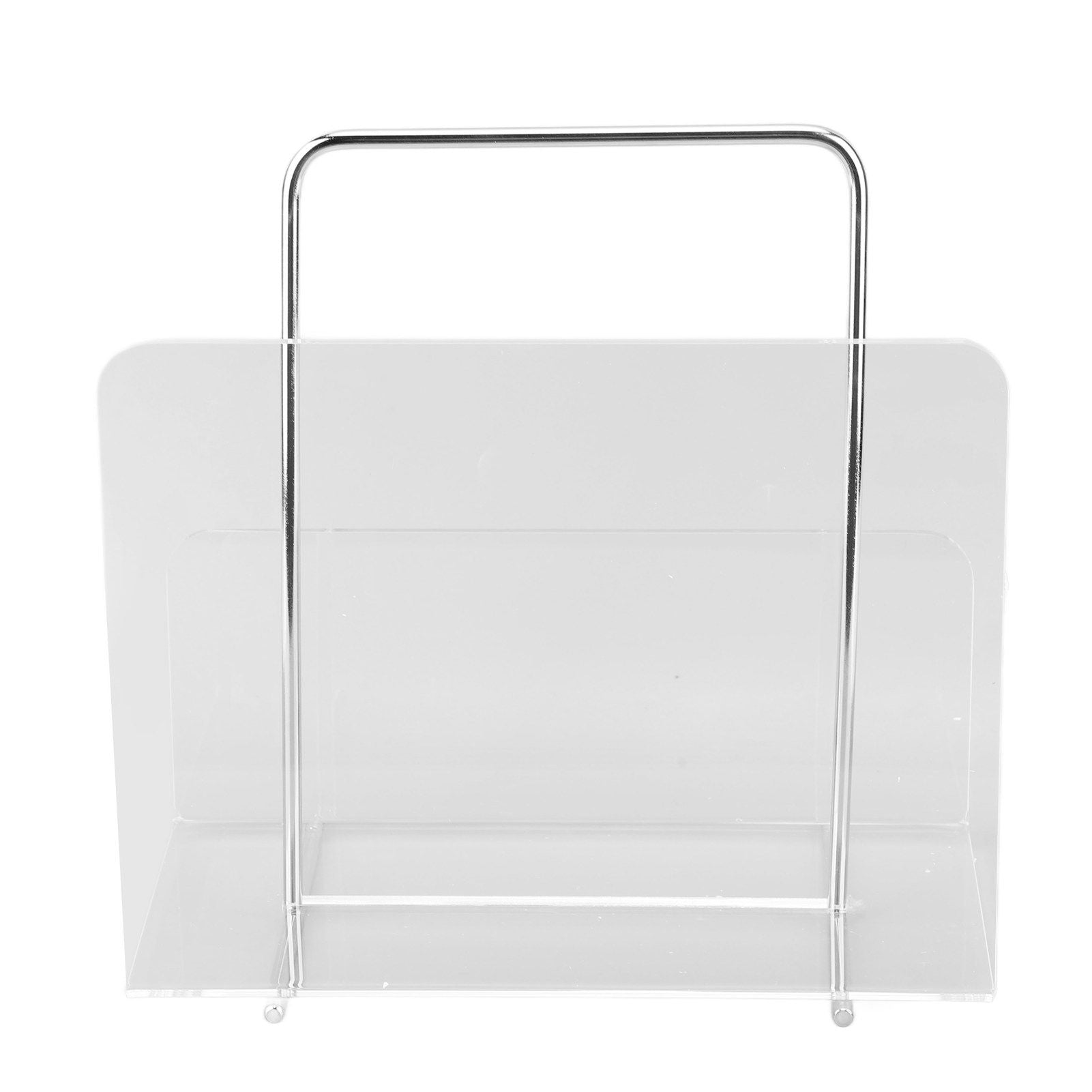 Acrylic Magazine Rack Transparent Acrylic File Book Holder for Office Organization Storage Decoration Reception