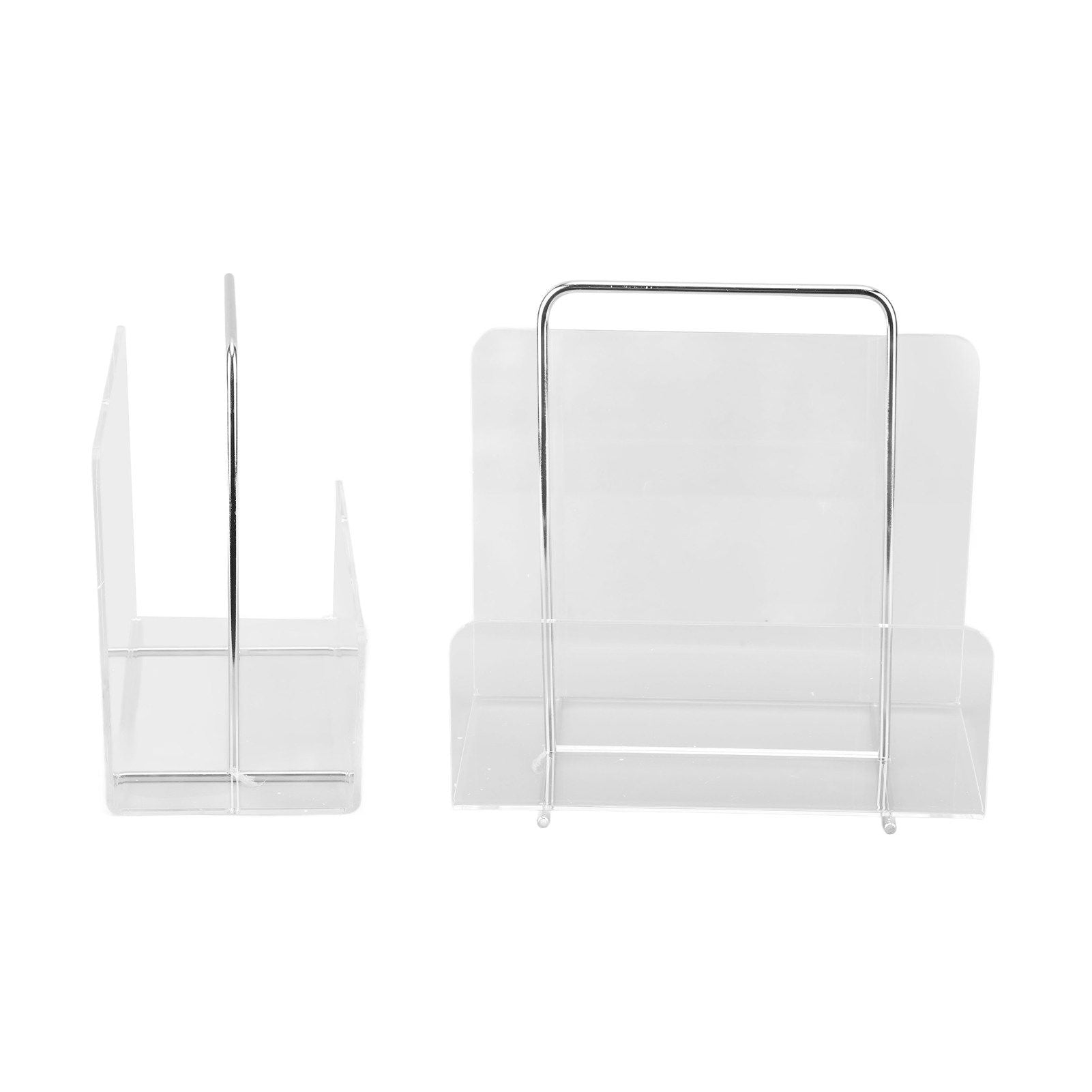 Acrylic Magazine Rack Transparent Acrylic File Book Holder for Office Organization Storage Decoration Reception