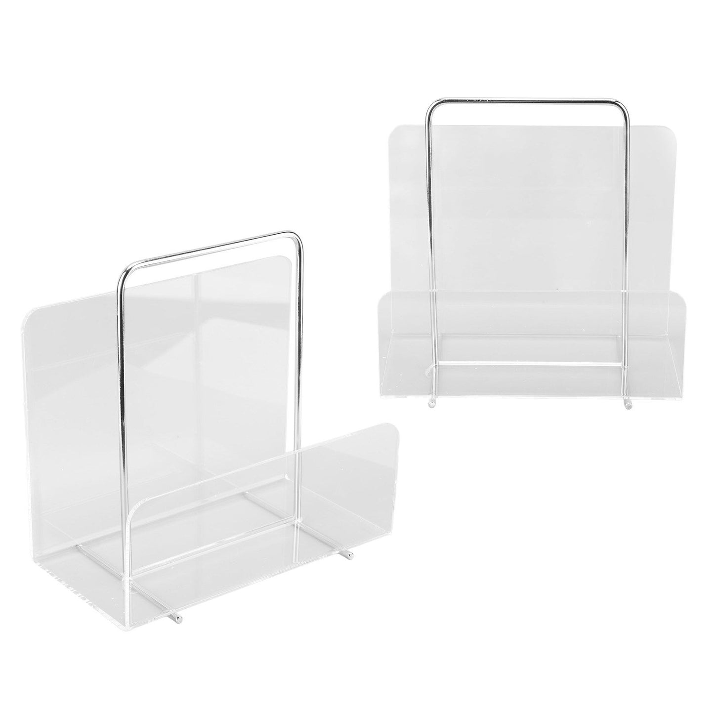 Acrylic Magazine Rack Transparent Acrylic File Book Holder for Office Organization Storage Decoration Reception