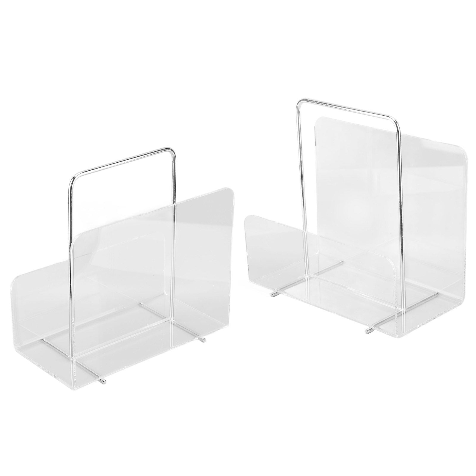 Acrylic Magazine Rack Transparent Acrylic File Book Holder for Office Organization Storage Decoration Reception