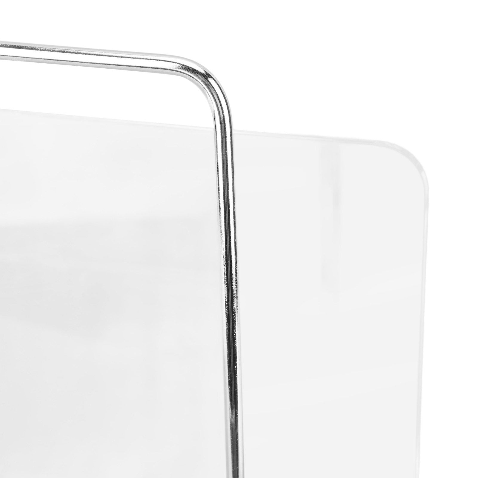 Acrylic Magazine Rack Transparent Acrylic File Book Holder for Office Organization Storage Decoration Reception