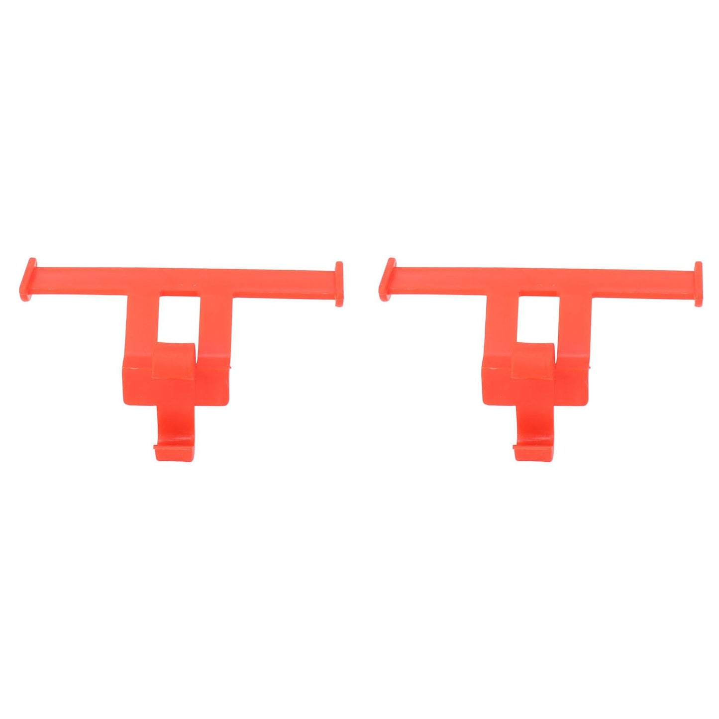 1 Pair Clogs Shoes Tail Wing Decor ABS Slippers Tail Fin Decoration Pendant Ornament Red