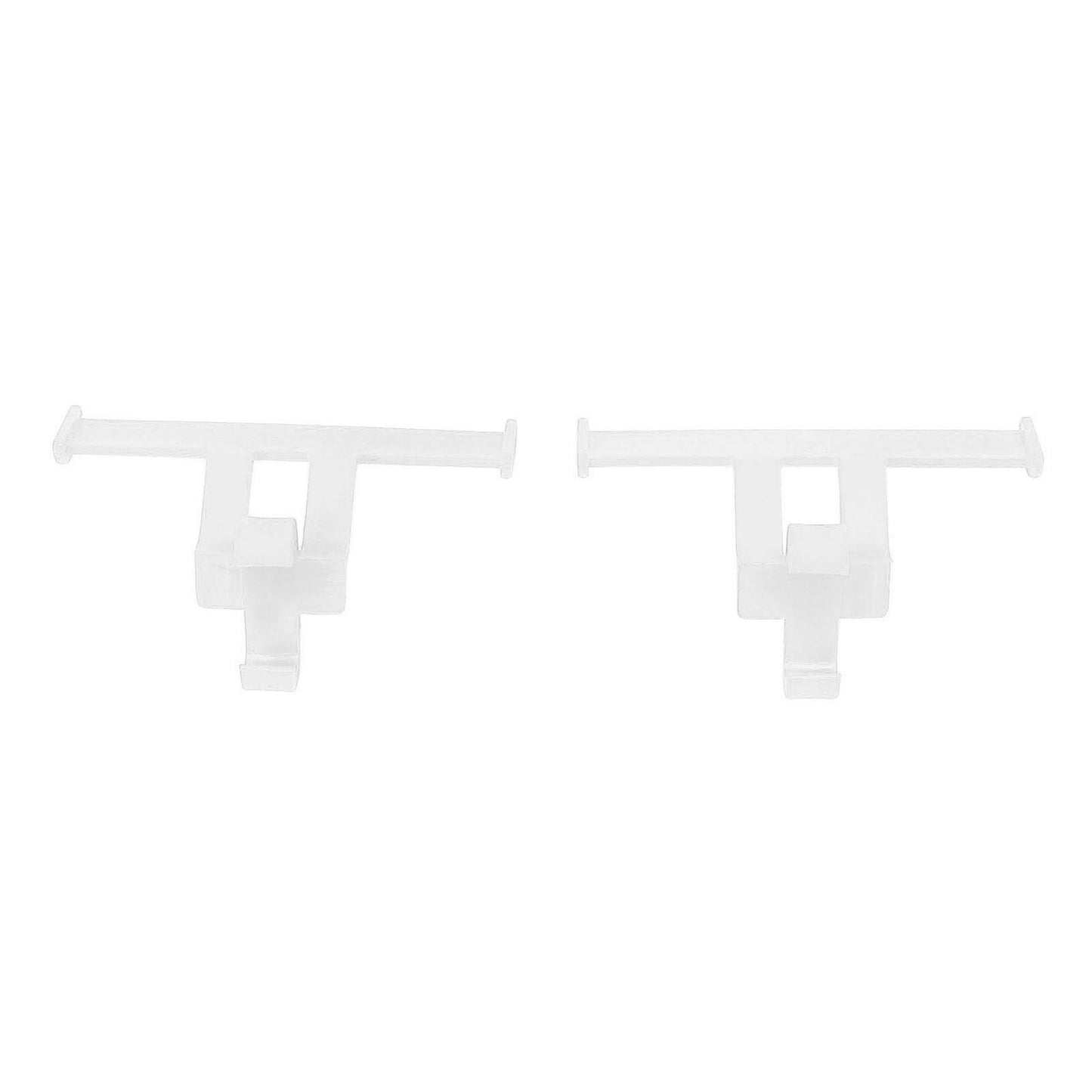 1 Pair Clogs Shoes Tail Wing Decor ABS Slippers Tail Fin Decoration Pendant Ornament White