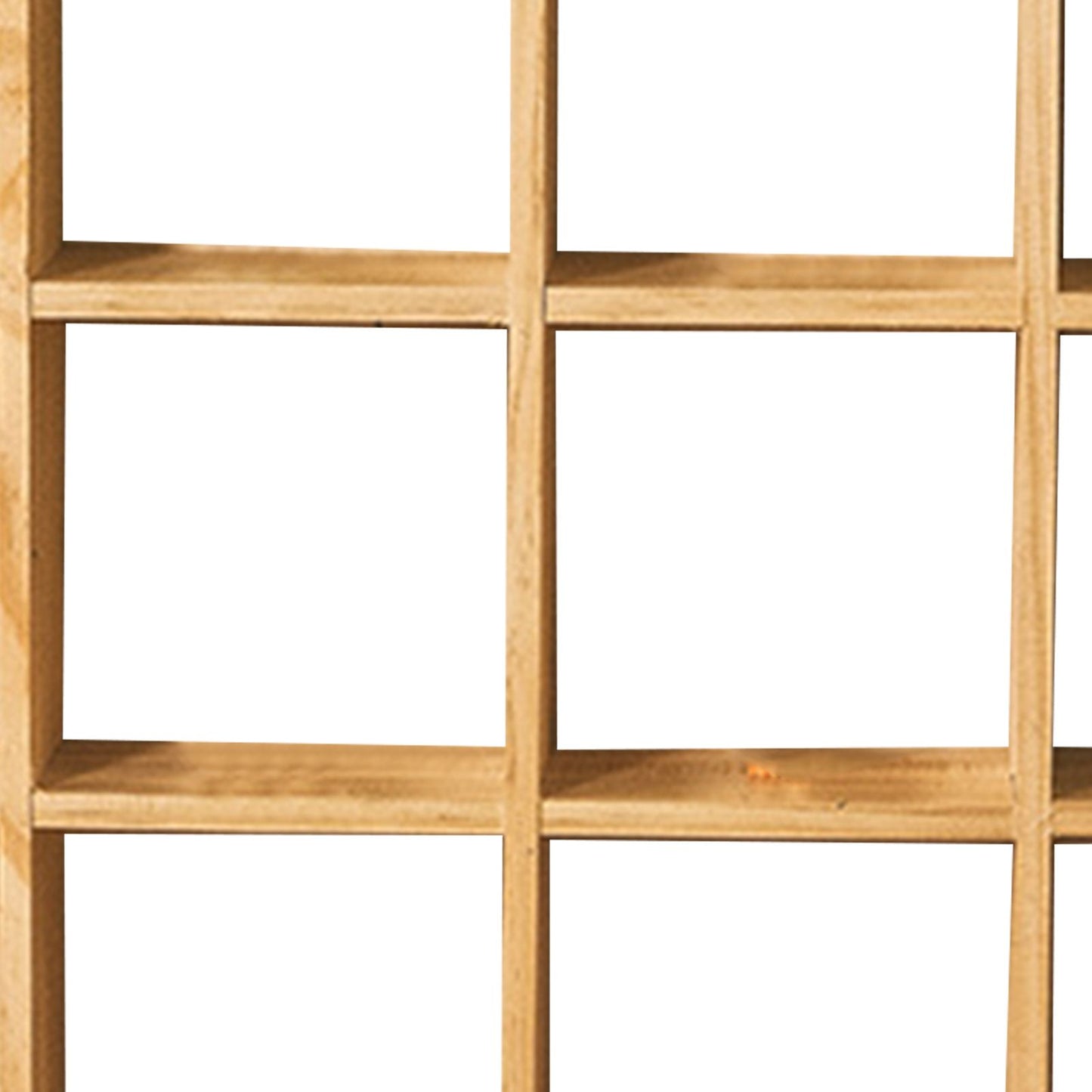 12 Grids Action Figure Wooden Storage Shelf Figure Wood Shadow Box Shelf Organizer for Bedroom Living Room Study Without Back Plate