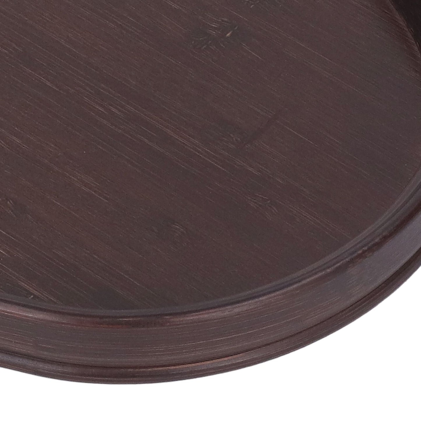 Tea Tray Walnut Color Bamboo Serving Tray Refreshments Plate for Coffee Table Kitchen Living Room