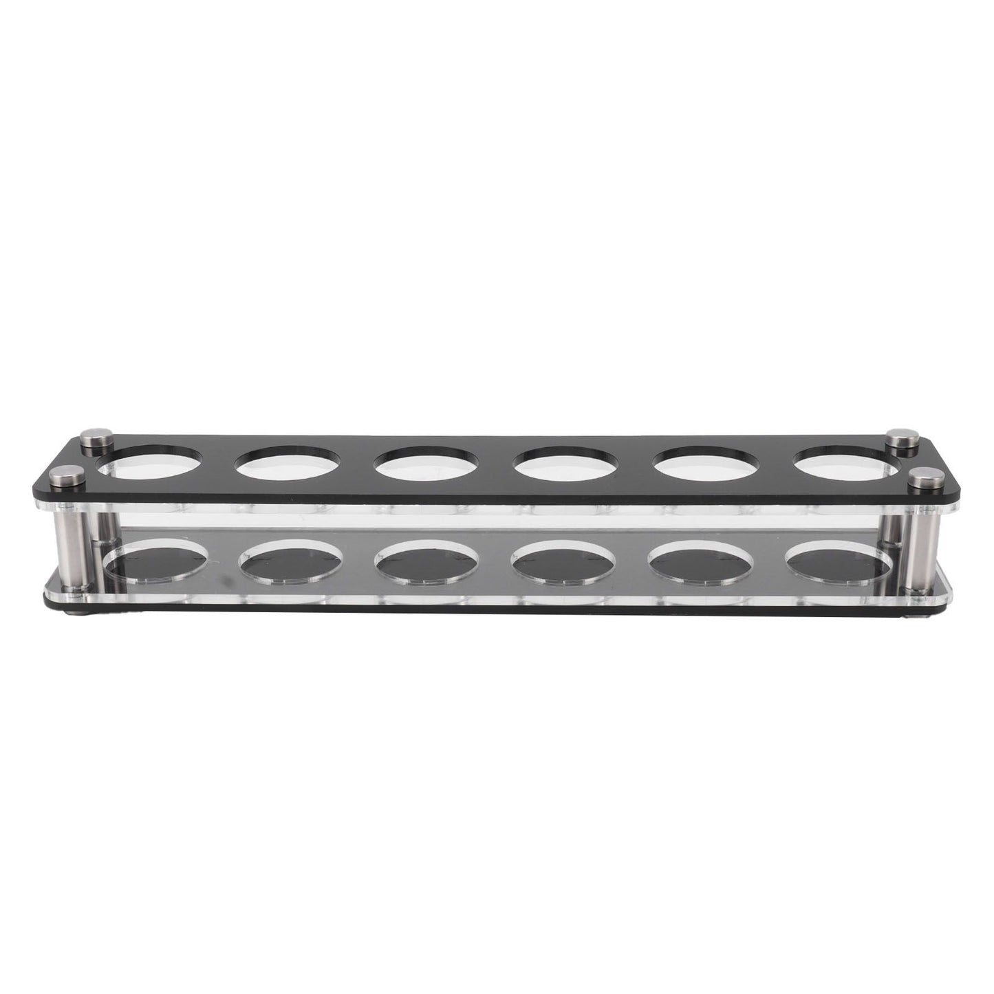 Wine Bottle Display Holder Acrylic Impact Resistant Decorative Wine Bottle Rack for Home Bar 1X6 6 Head Combination Cup Holder