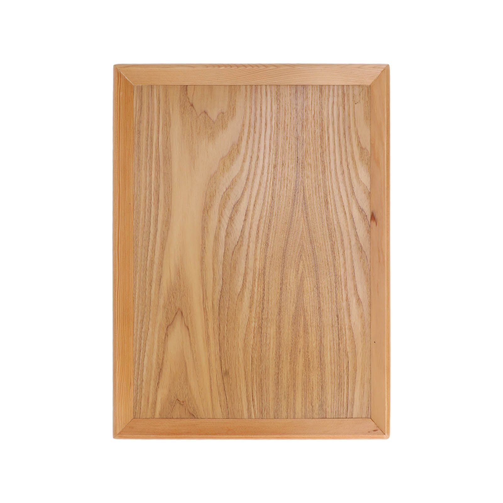 Rectangle Wood Tray Multifunctional Serving Tray for Fruit Food Pizza Gathering Outdoor 40 X 30.5cm