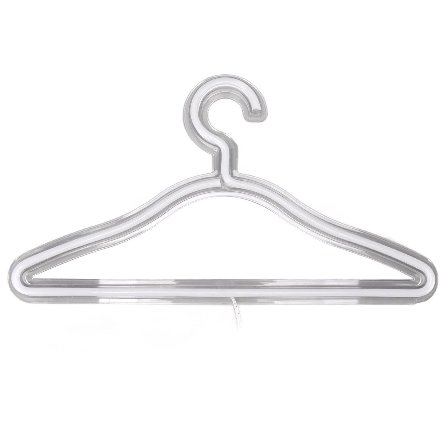 Coat Hanger LED Neon Sign Decorative Wall Hanging Sign for Room Bedroom Store Holiday Wall Decoration