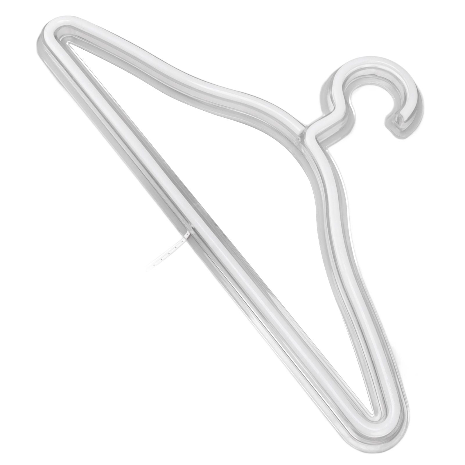 Coat Hanger LED Neon Sign Decorative Wall Hanging Sign for Room Bedroom Store Holiday Wall Decoration