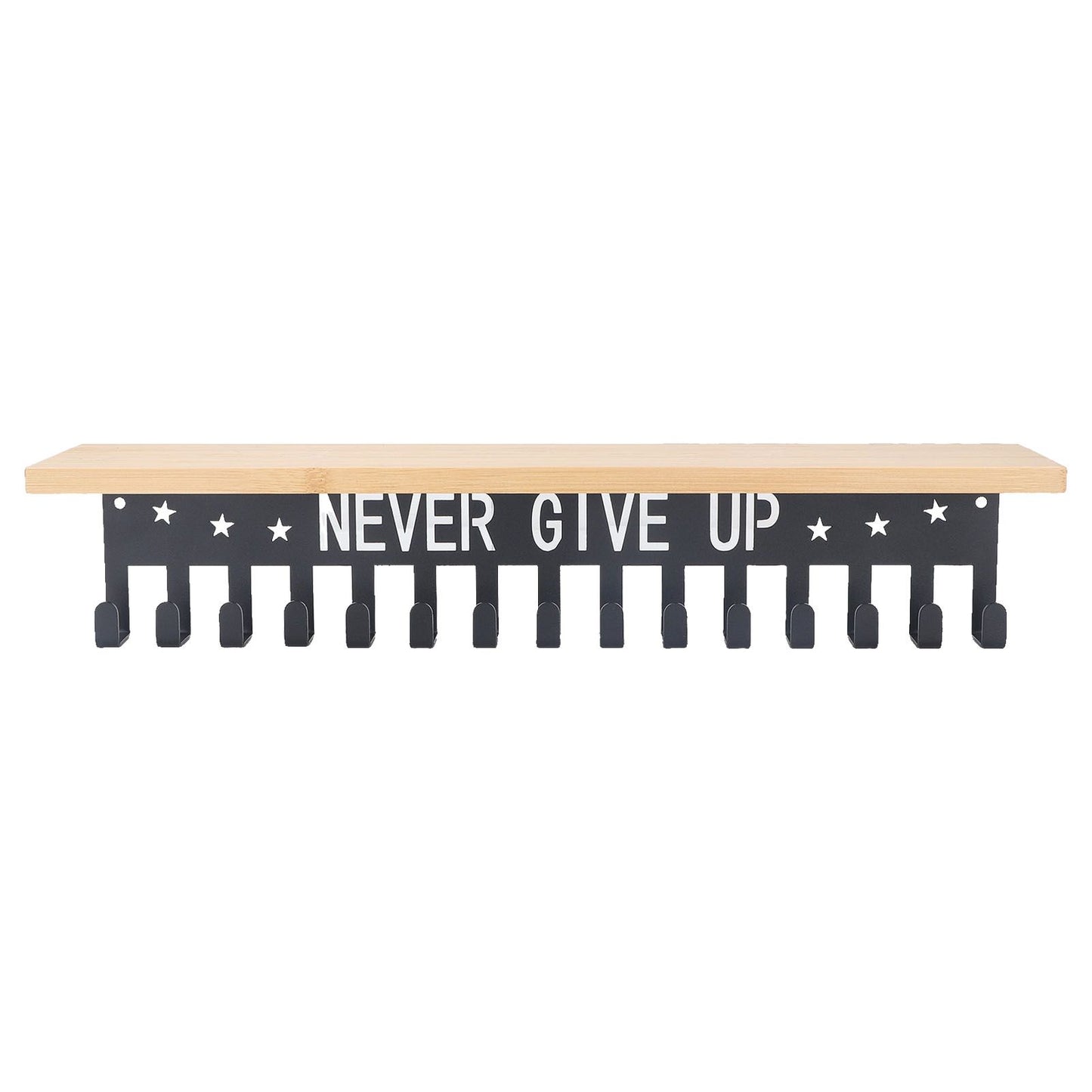 Metal Award Display Trophy Shelf Bamboo Trophy Shelf Metal Wall Mounted Medal Display Hanger