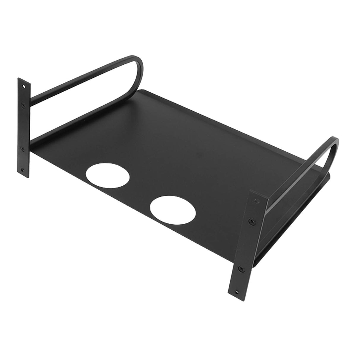 Wall Mounted Projector Shelf Aluminum Floating Projector, Black
