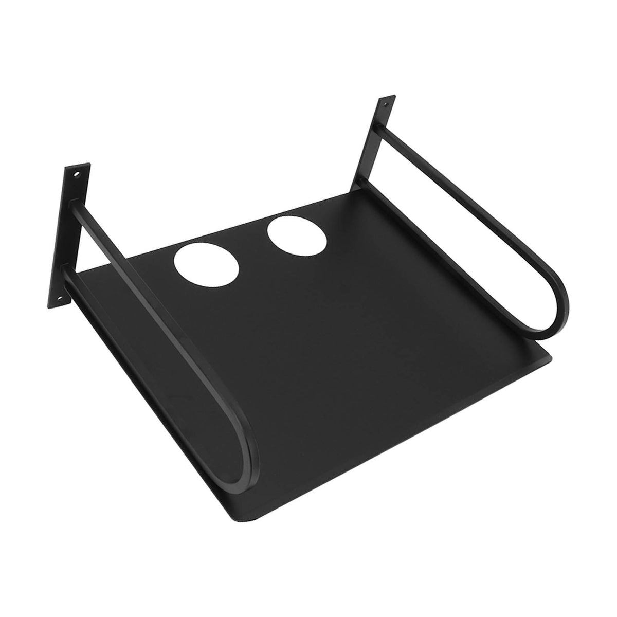 Wall Mounted Projector Shelf Aluminum Floating Projector, Black