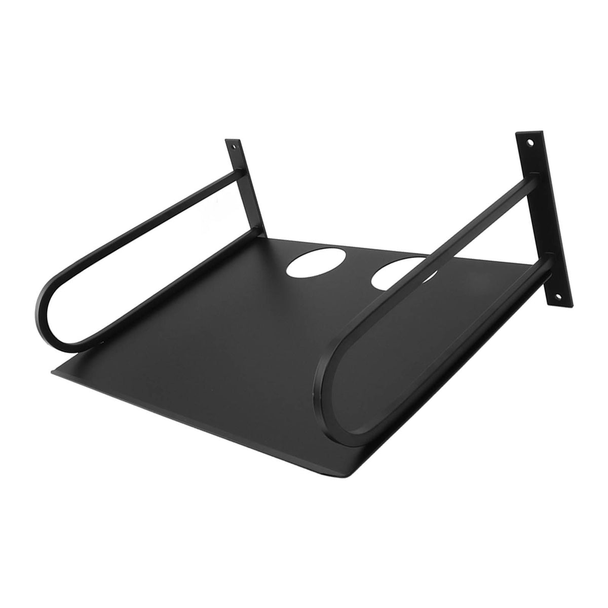 Wall Mounted Projector Shelf Aluminum Floating Projector, Black