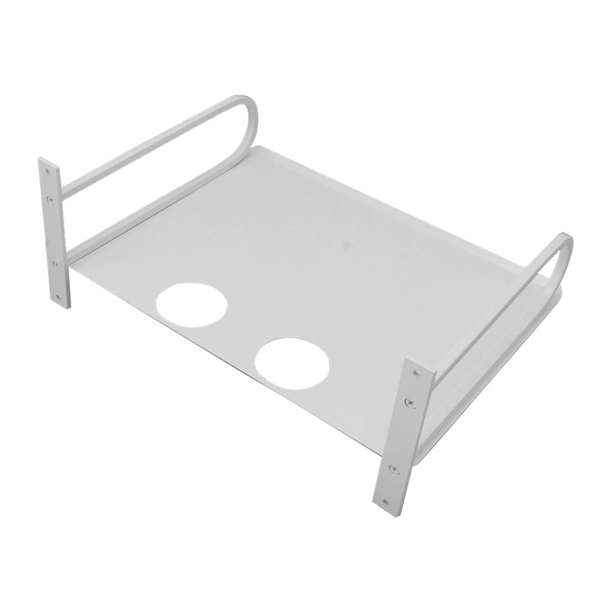 Wall Mounted Projector Shelf Aluminum Floating Projector, White