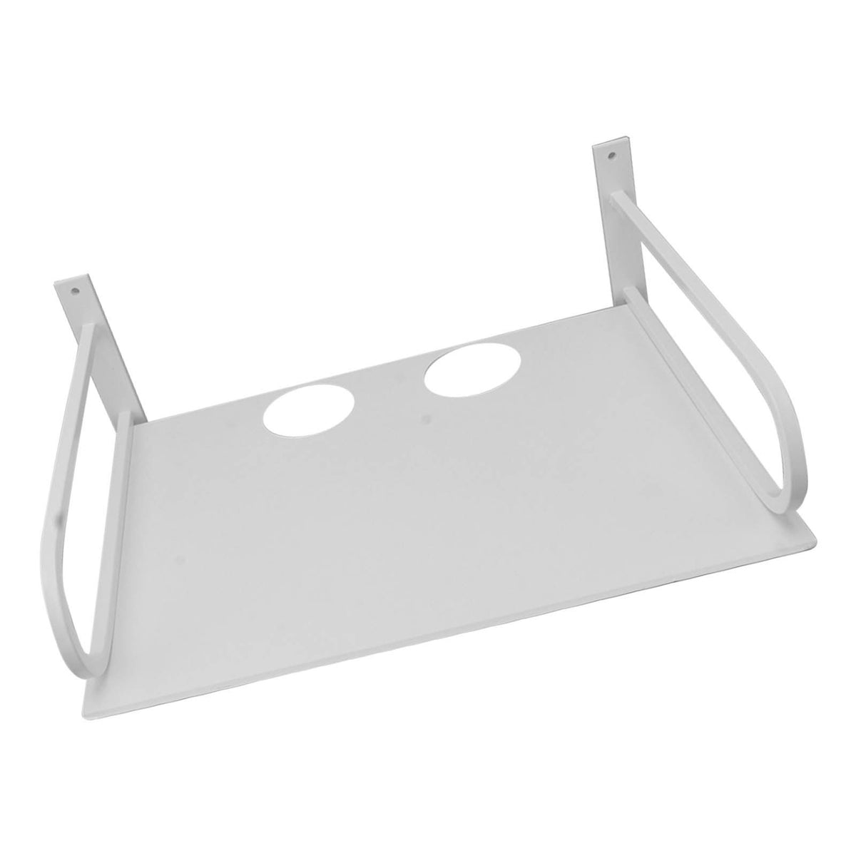 Wall Mounted Projector Shelf Aluminum Floating Projector, White