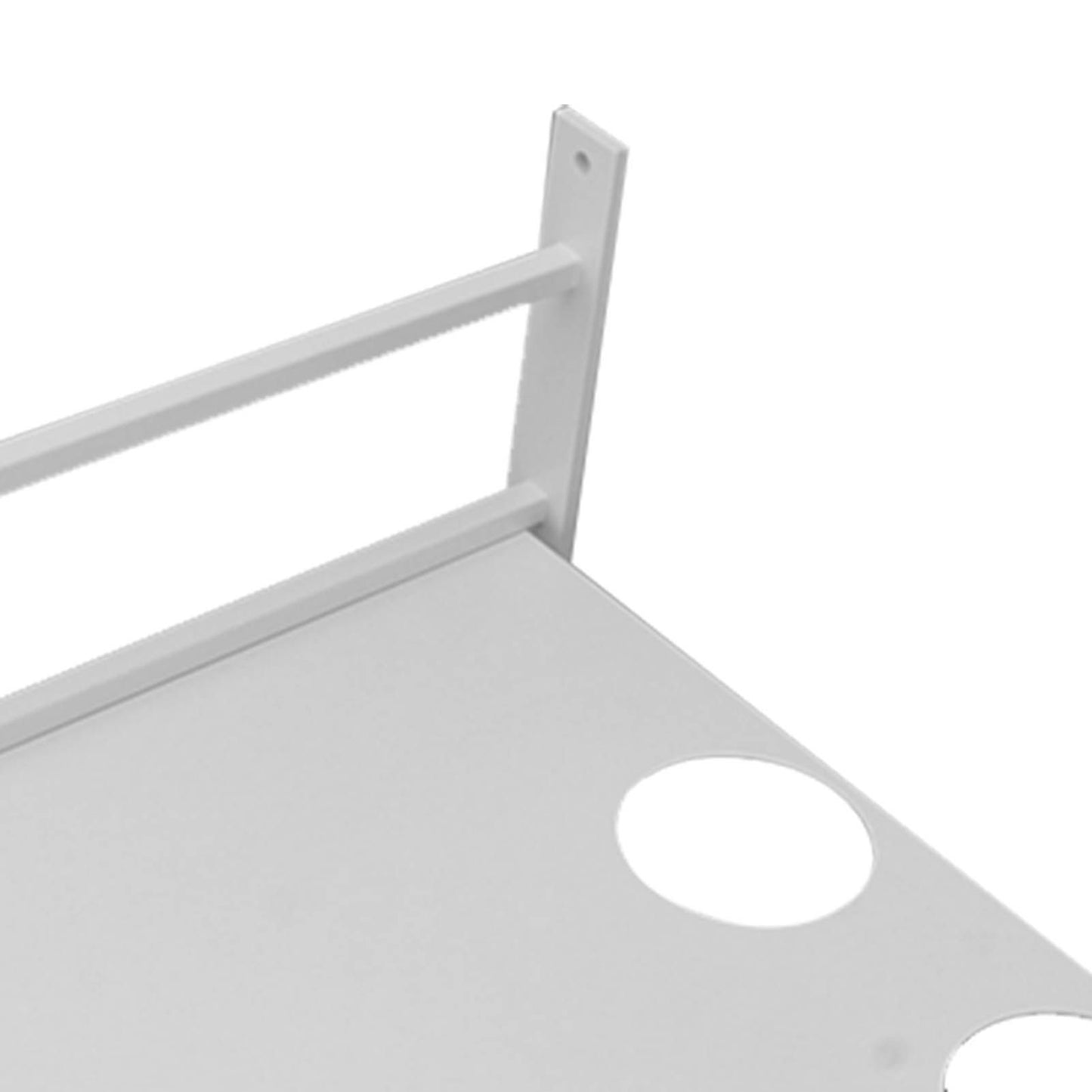 Wall Mounted Projector Shelf Aluminum Floating Projector Shelves for Router TV Box DVD Player Cable Box White