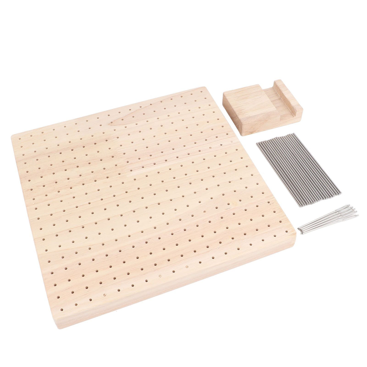 9.3in Rubber Wooden Crochet Blocking Board Crochet Accessories