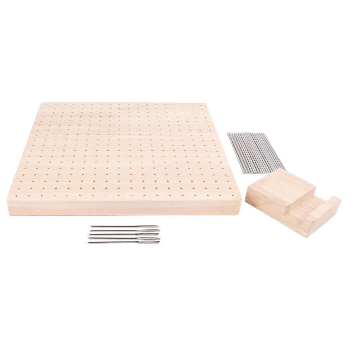 9.3in Rubber Wooden Crochet Blocking Board Crochet Accessories