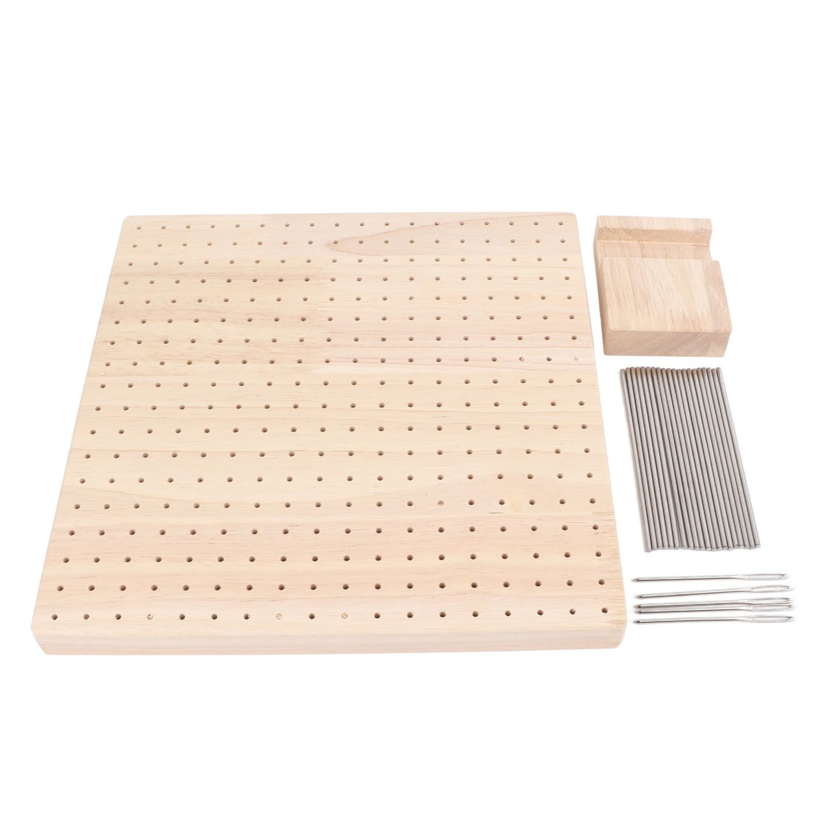 9.3in Rubber Wooden Crochet Blocking Board Crochet Accessories