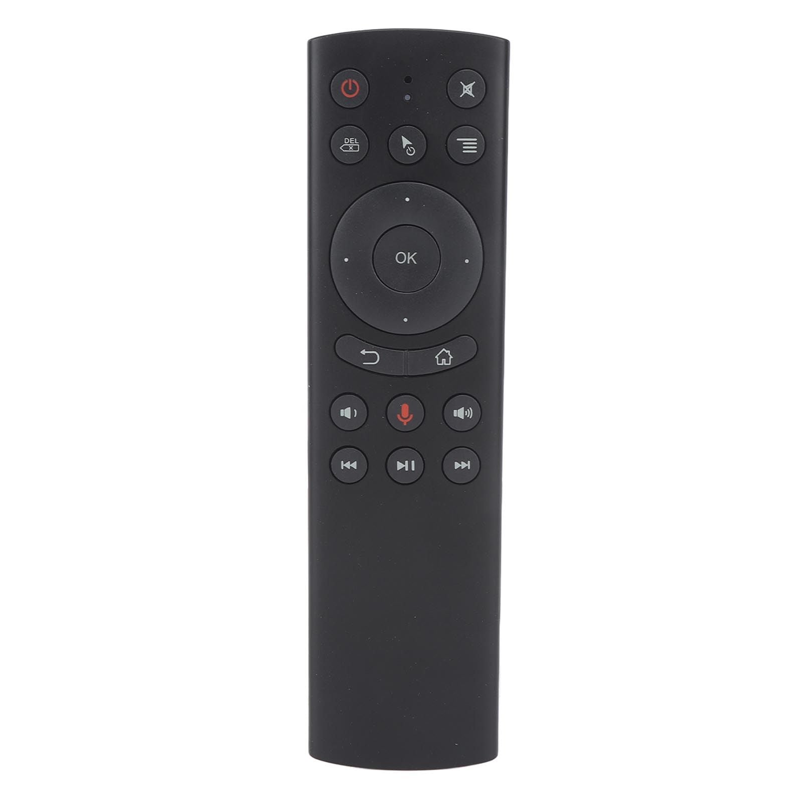 Voice Remote Control 2.4G Wireless Voice Sensing Remote Mouse with USB Receiver for G10S TV Box PC Projector