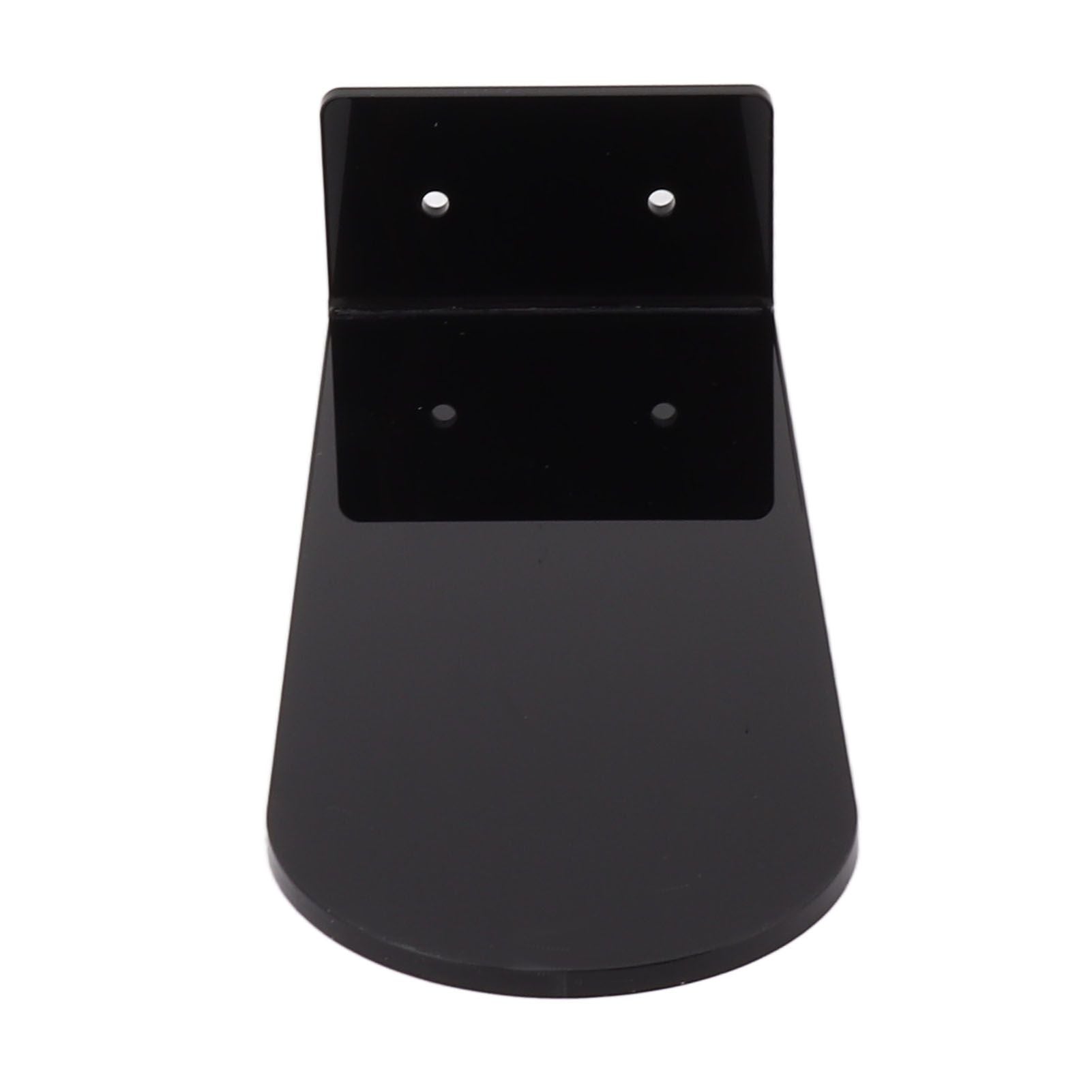 6pcs Floating Shoe Shelves 7.9in Length Acrylic Shoe Display for Footwear Collection Black