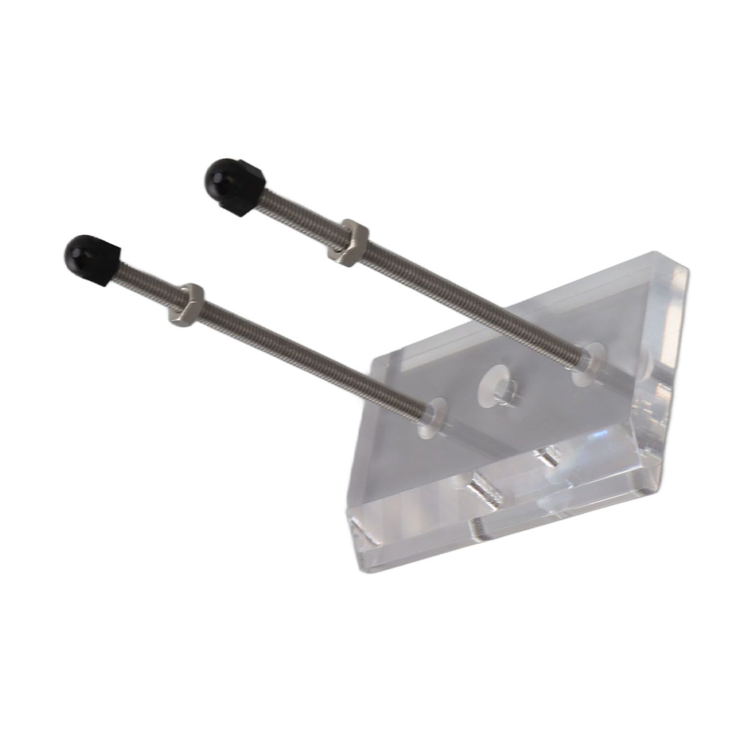 Skateboard Hanger Durable Acrylic Vertical Floating Effect High Stability Skateboard Wall Mount for Deck Display Storage Transparent