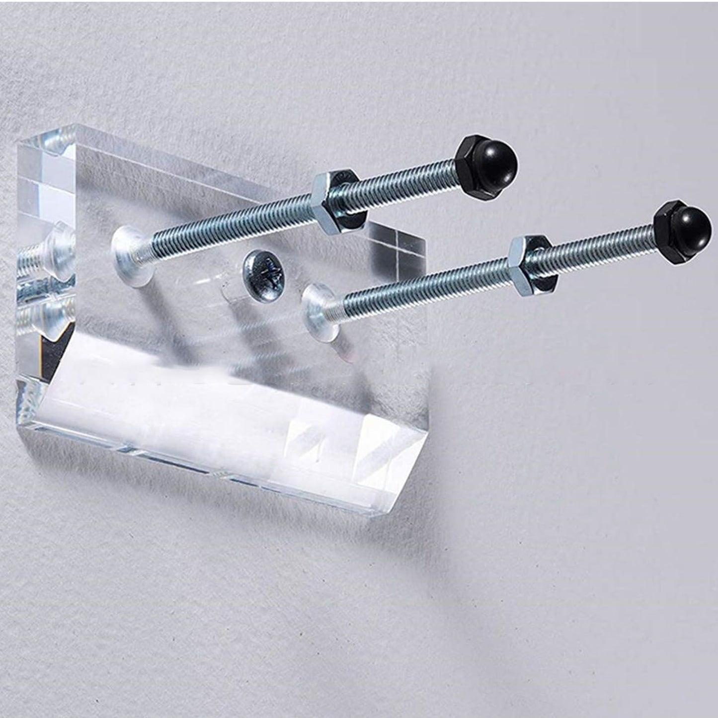 Skateboard Hanger Durable Acrylic Vertical Floating Effect High Stability Skateboard Wall Mount for Deck Display Storage Transparent