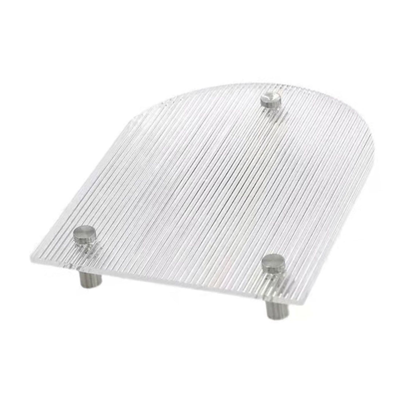 Clear Vanity Tray Transparent Acrylic Simple Modern Style Widely Used Coffee Table Tray for Family Office Cafe Bar U Shape 26x20x3.5cm