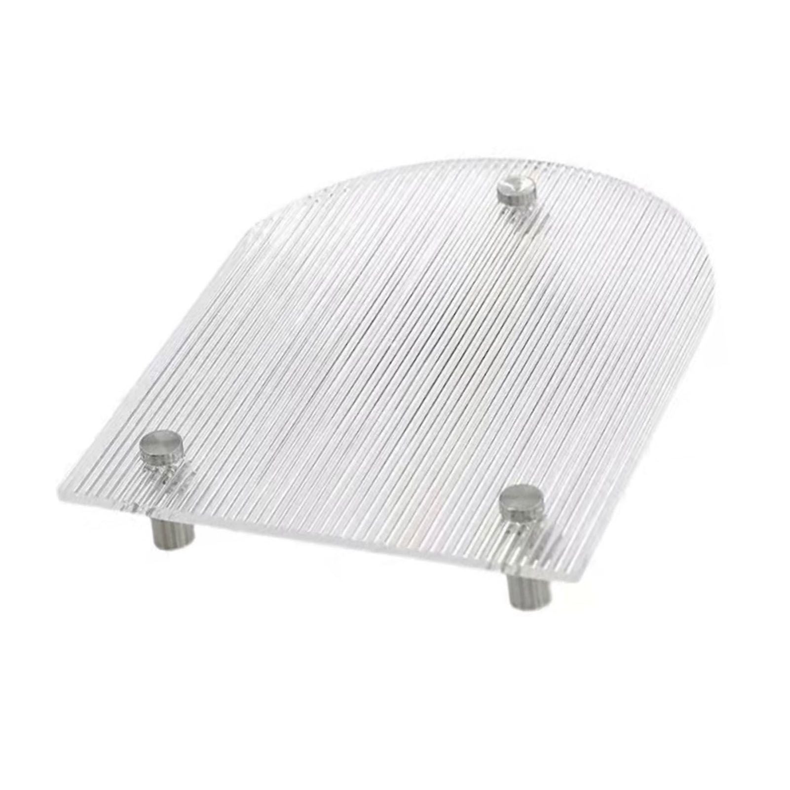 Clear Vanity Tray Transparent Acrylic Simple Modern Style Widely Used Coffee Table Tray for Family Office Cafe Bar U Shape 26x20x3.5cm