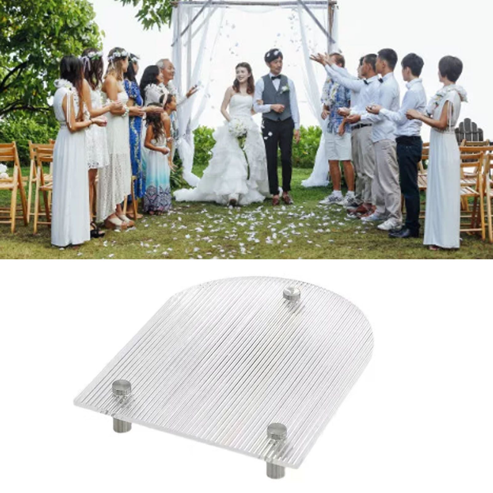 Clear Vanity Tray Transparent Acrylic Simple Modern Style Widely Used Coffee Table Tray for Family Office Cafe Bar U Shape 26x20x3.5cm