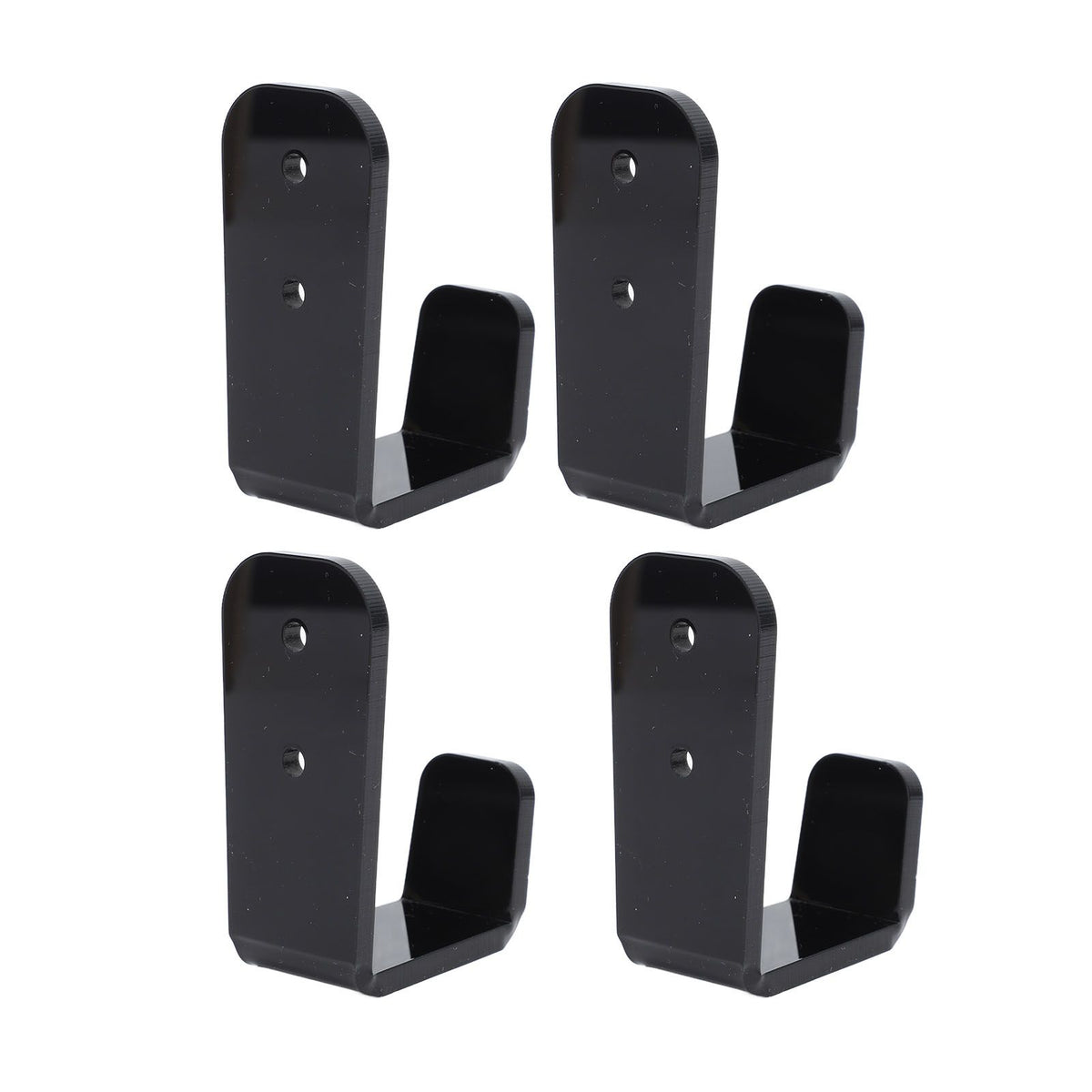 4PCS Hockey Stick Rack Black Acrylic Hockey Stick Holder