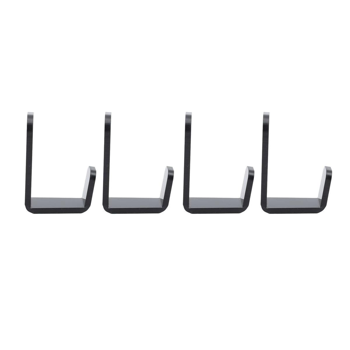 4PCS Hockey Stick Rack Black Acrylic Hockey Stick Holder
