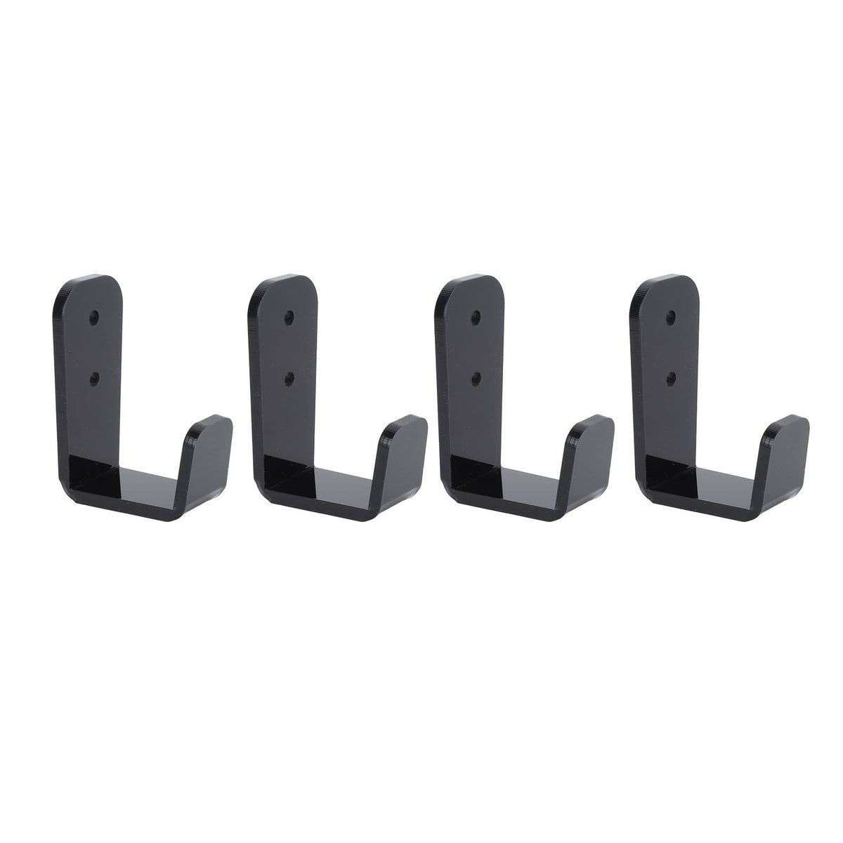 4PCS Hockey Stick Rack Black Acrylic Hockey Stick Holder