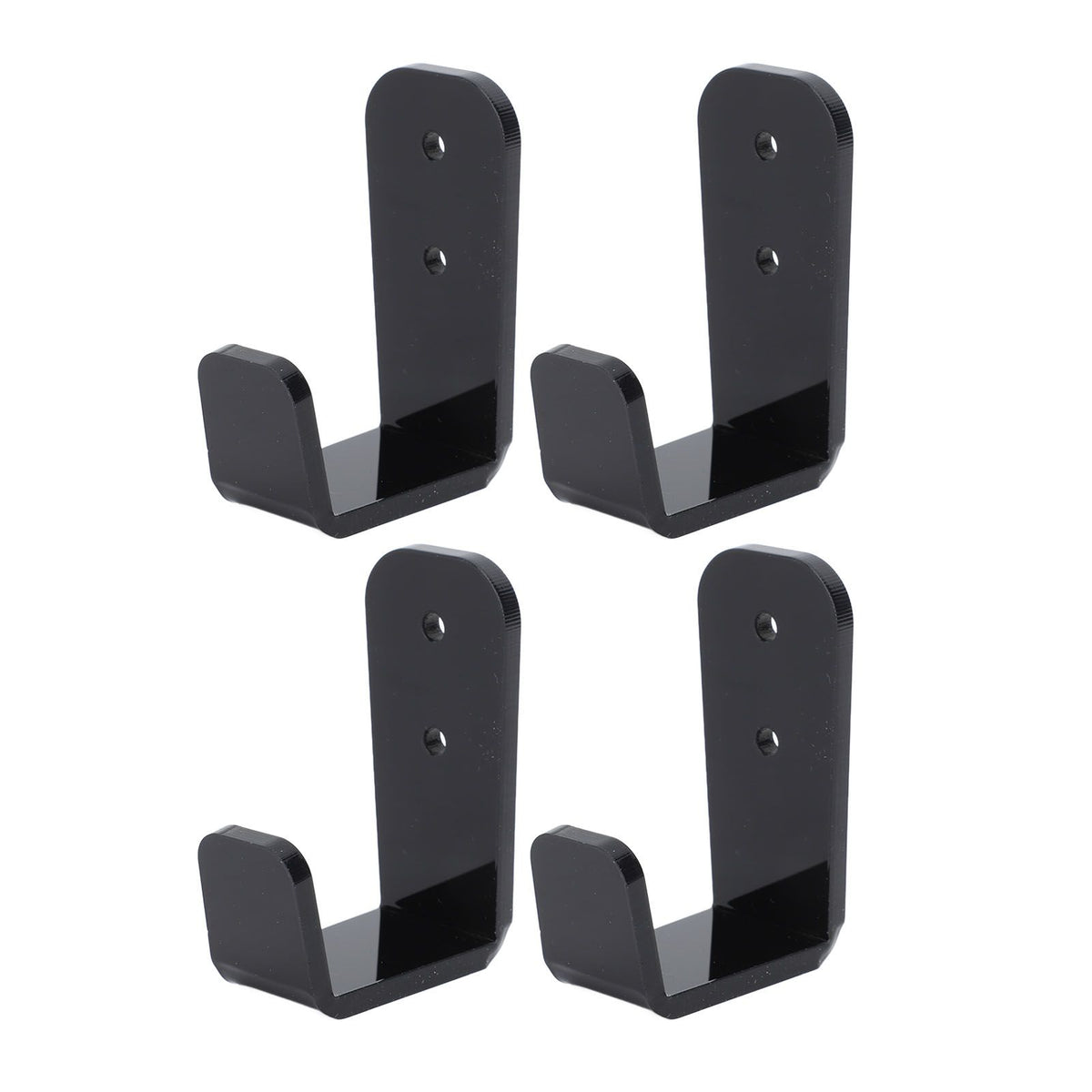 4PCS Hockey Stick Rack Black Acrylic Hockey Stick Holder