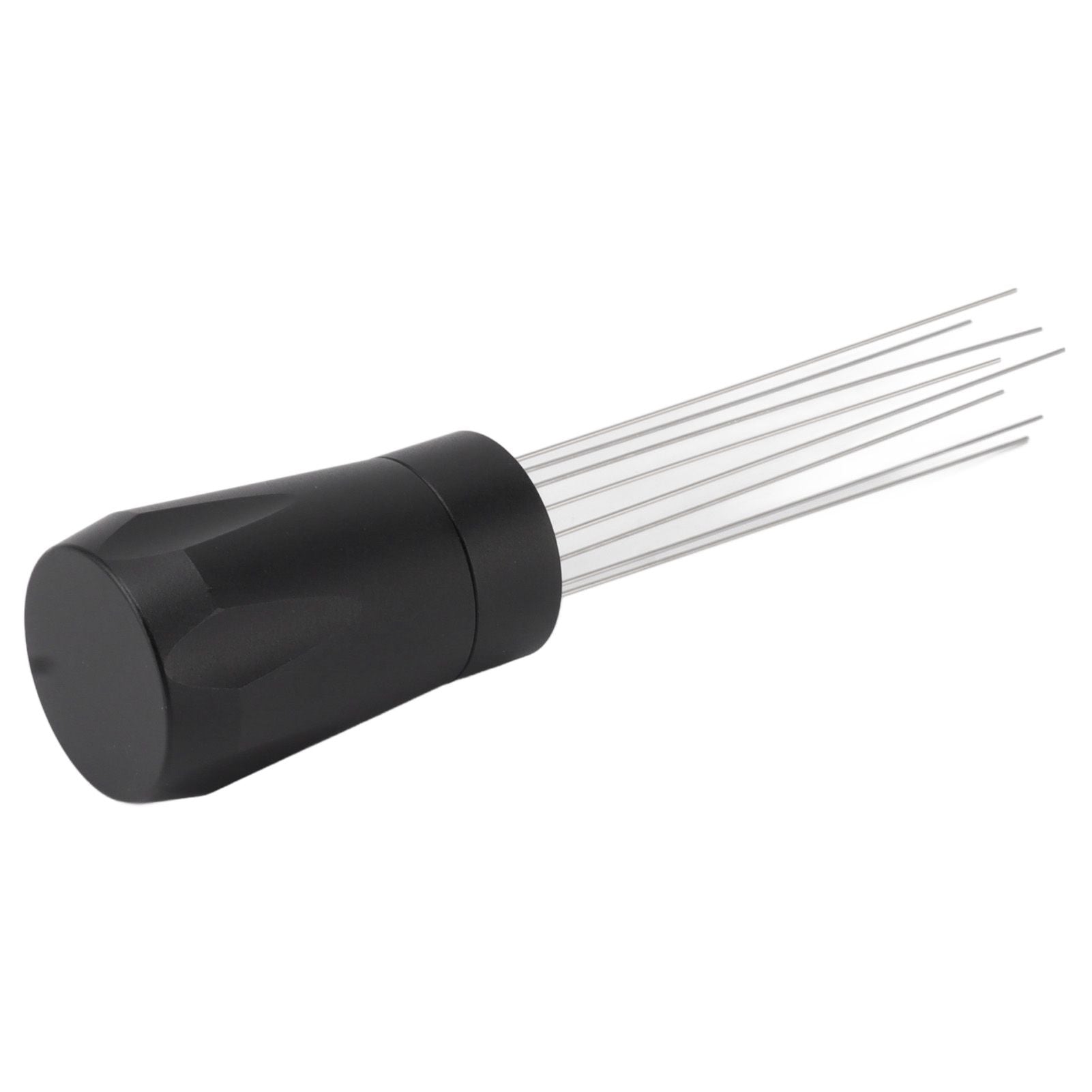 Coffee Distribution Tool Non Stick Black Aluminum Alloy Stainless Steel Coffee Stirring Tamper for Coffee Making