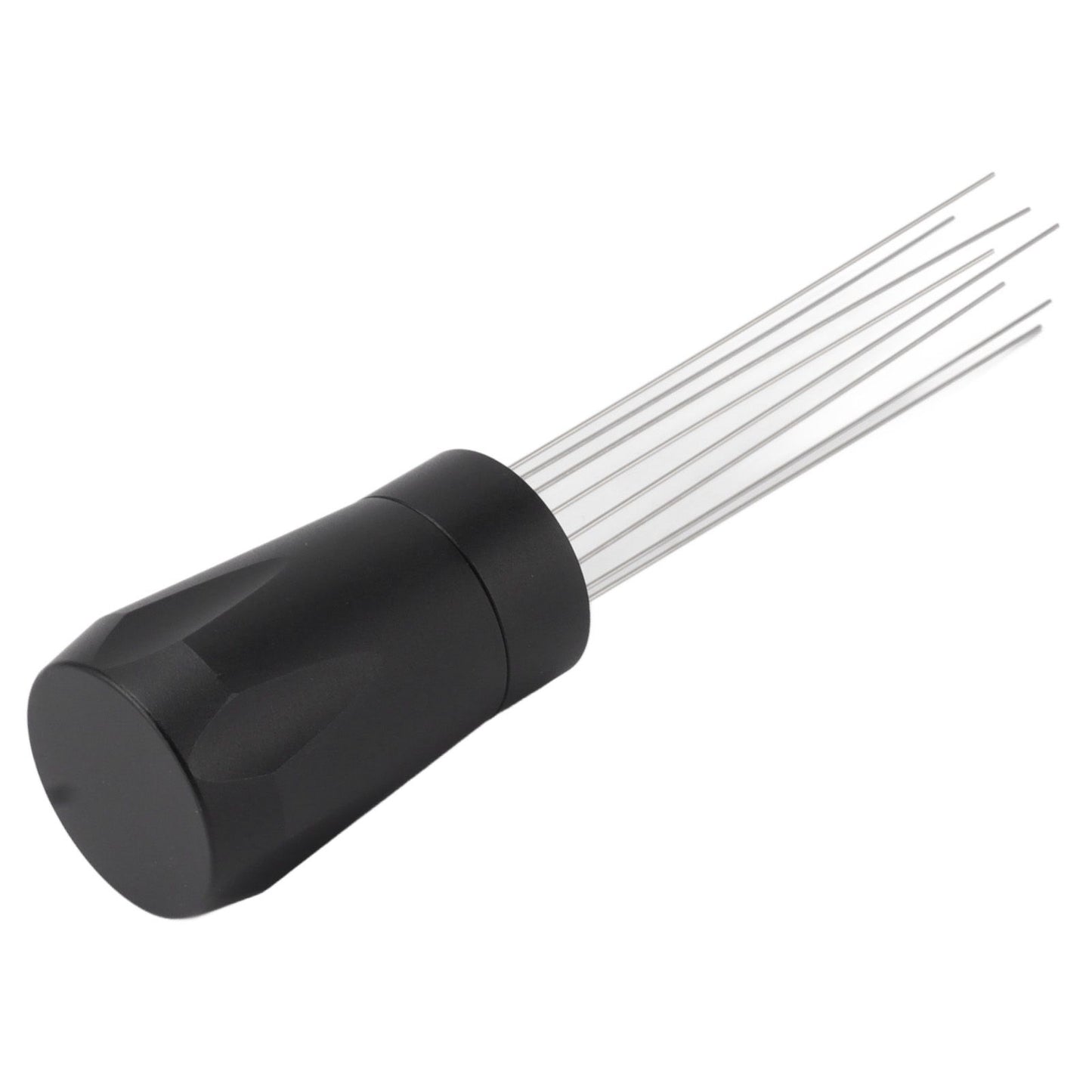 Coffee Distribution Tool Non Stick Black Aluminum Alloy Stainless Steel Coffee Stirring Tamper for Coffee Making