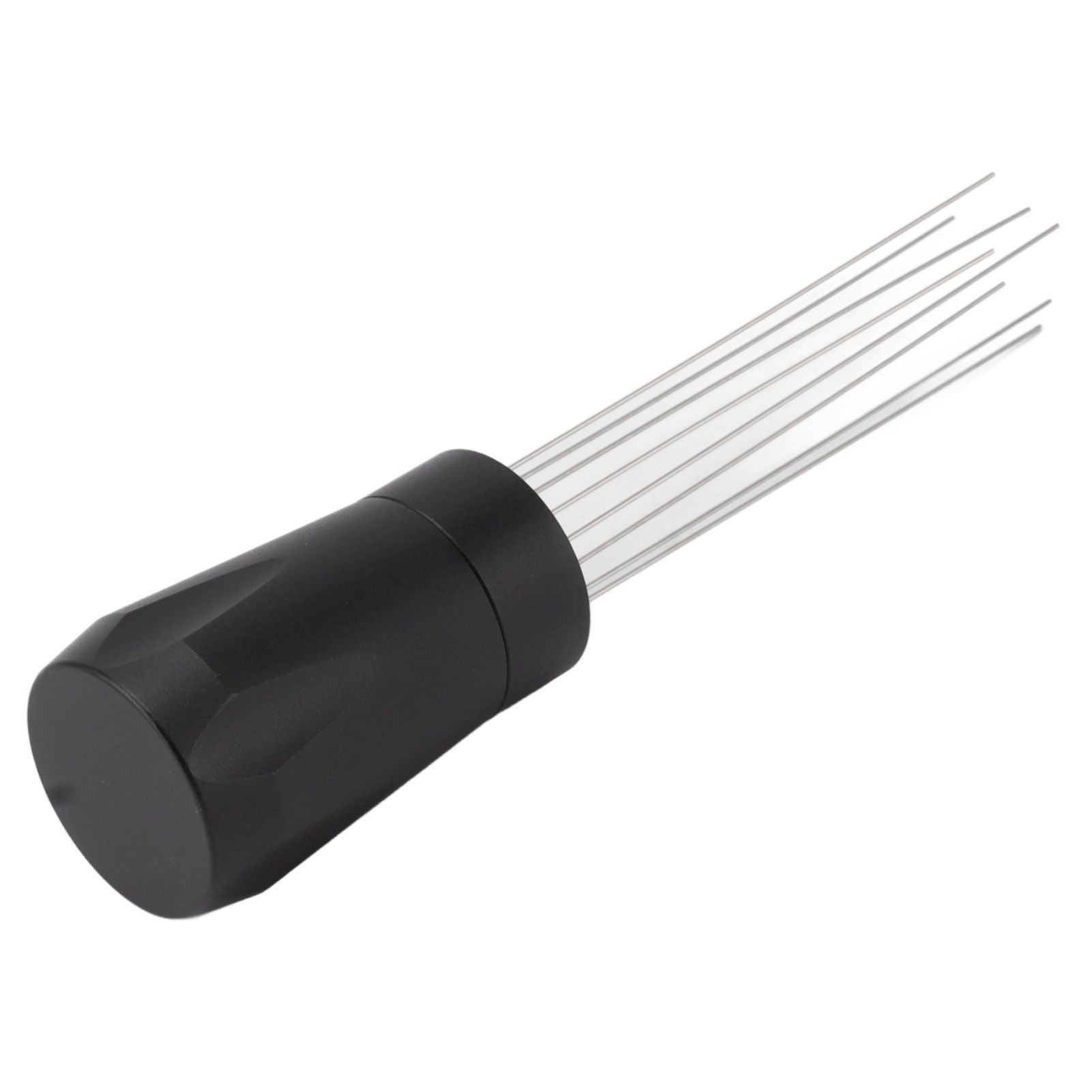 Coffee Distribution Tool Non Stick Black Aluminum Alloy Stainless Steel Coffee Stirring Tamper for Coffee Making