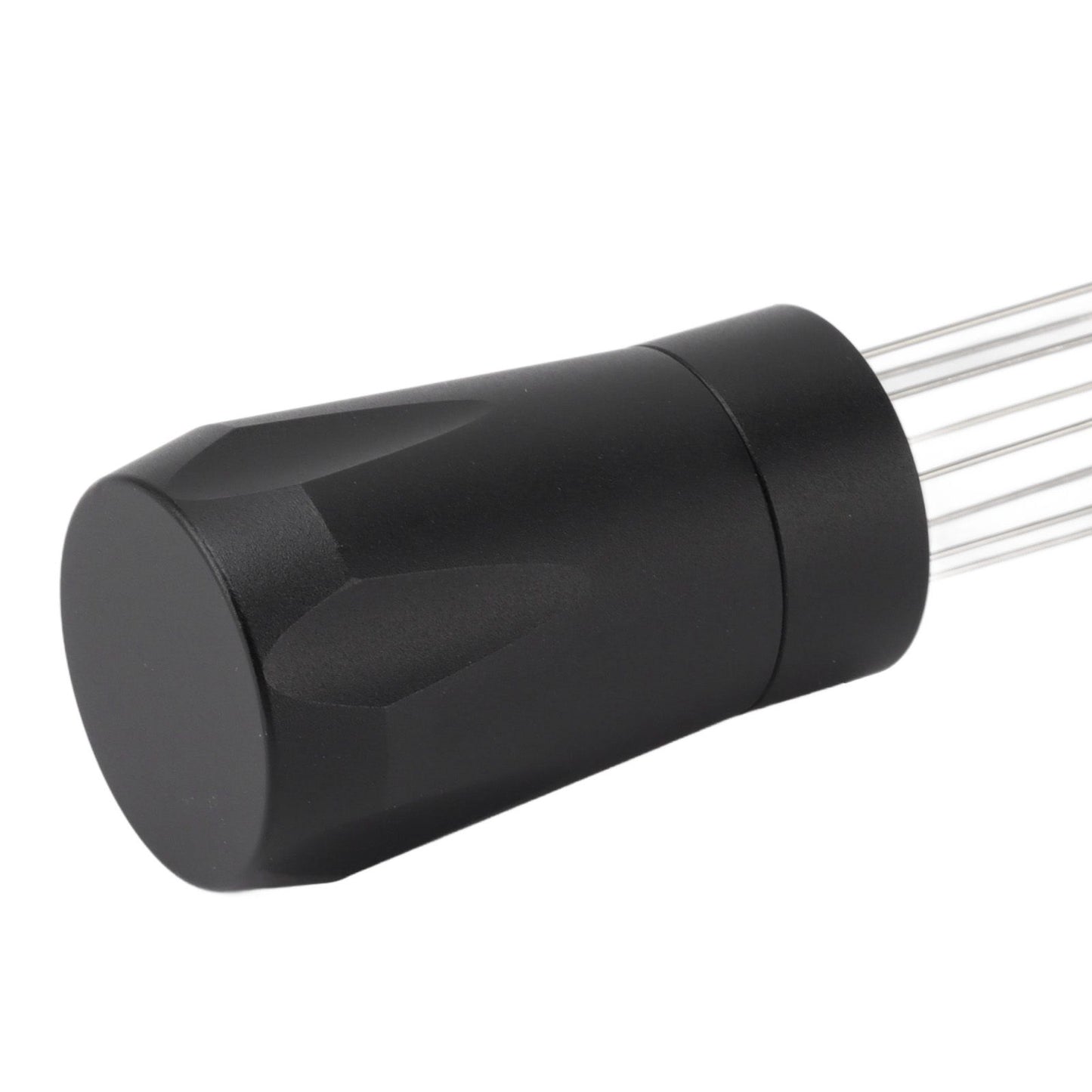 Coffee Distribution Tool Non Stick Black Aluminum Alloy Stainless Steel Coffee Stirring Tamper for Coffee Making